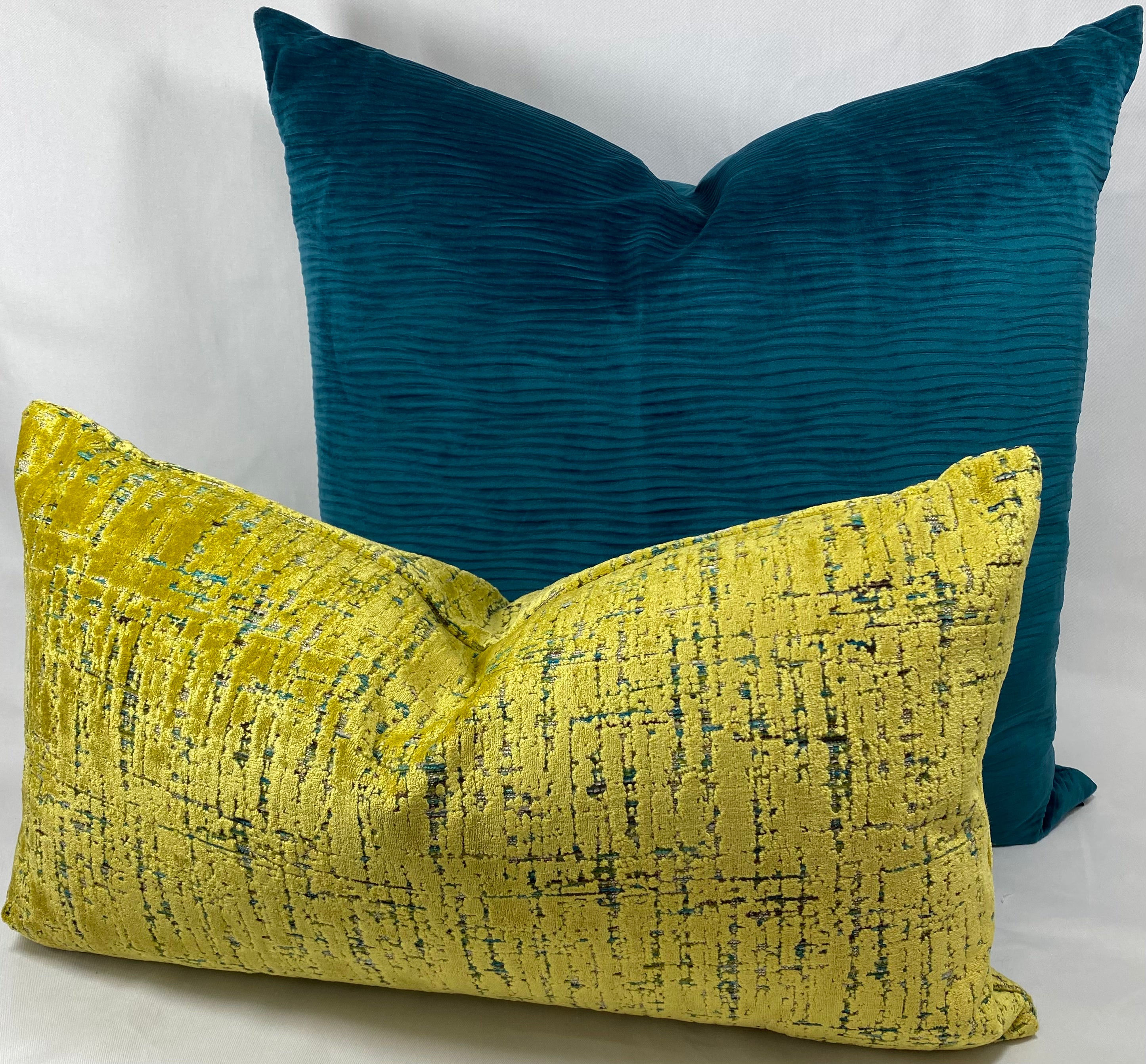 Luxury Lumbar Pillow - 24" x 14"- Moonstruck Sulfur