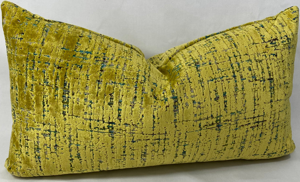 Luxury Lumbar Pillow - 24" x 14"- Moonstruck Sulfur