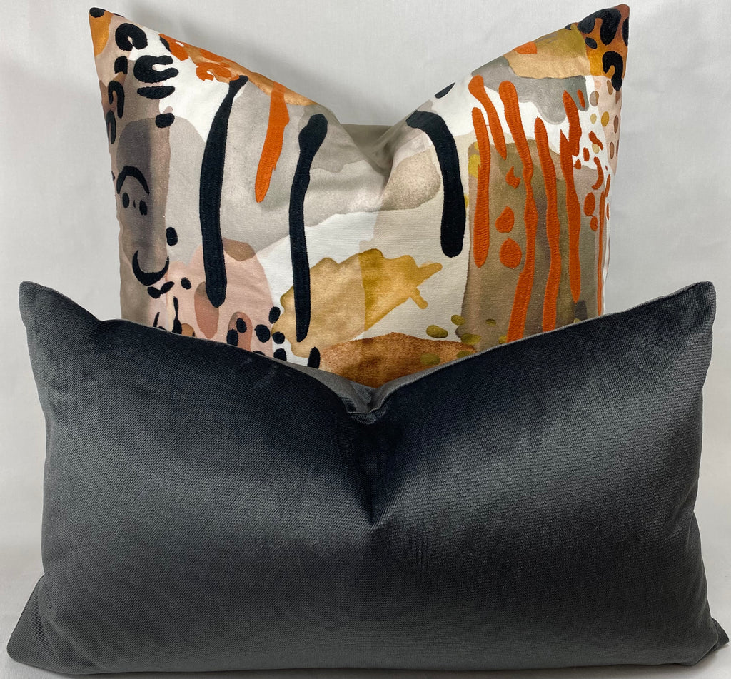 Luxury Pillow -  24" x 24" -  Fauve Safari