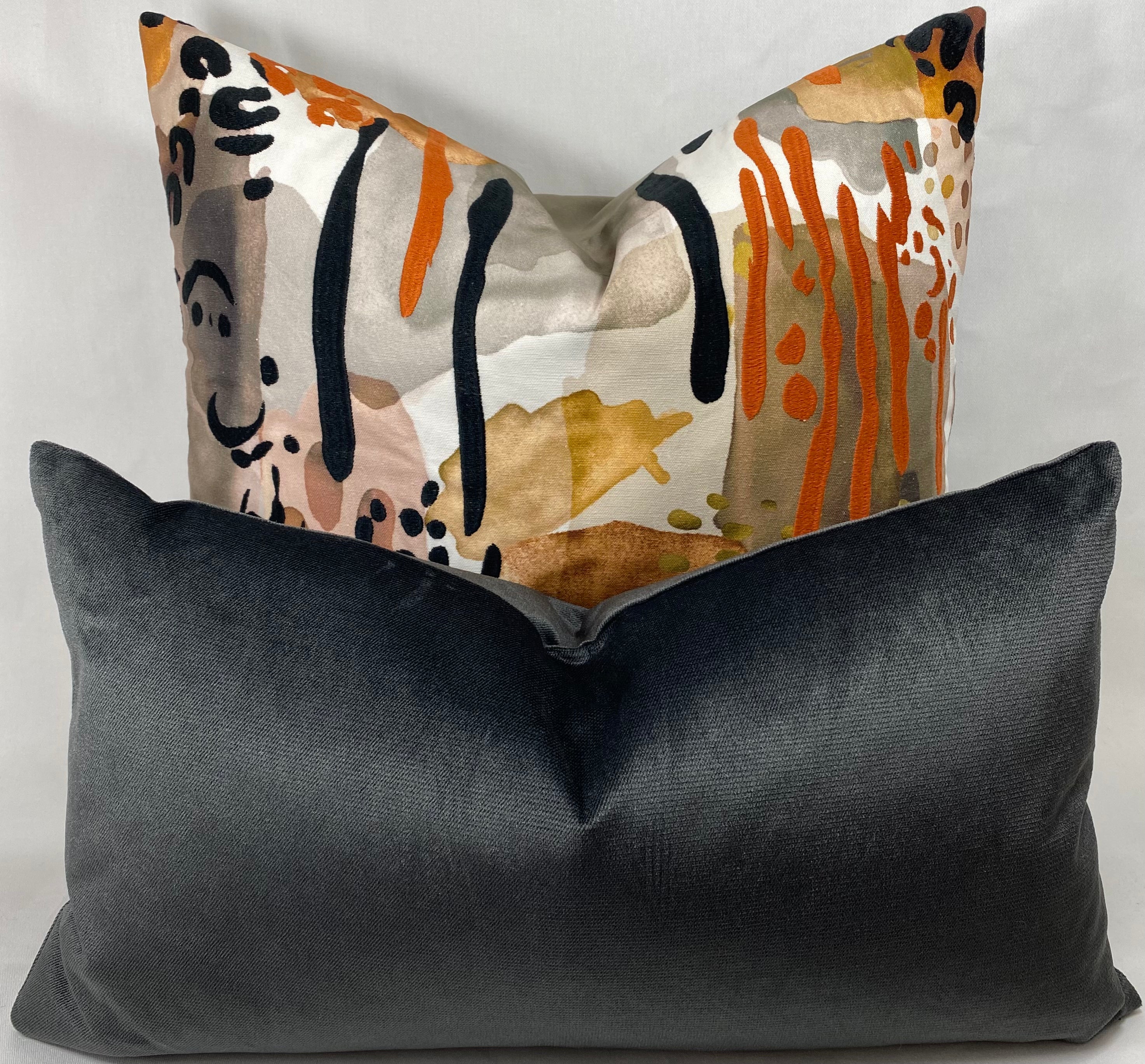 Luxury Pillow -  24" x 24" -  Fauve Safari