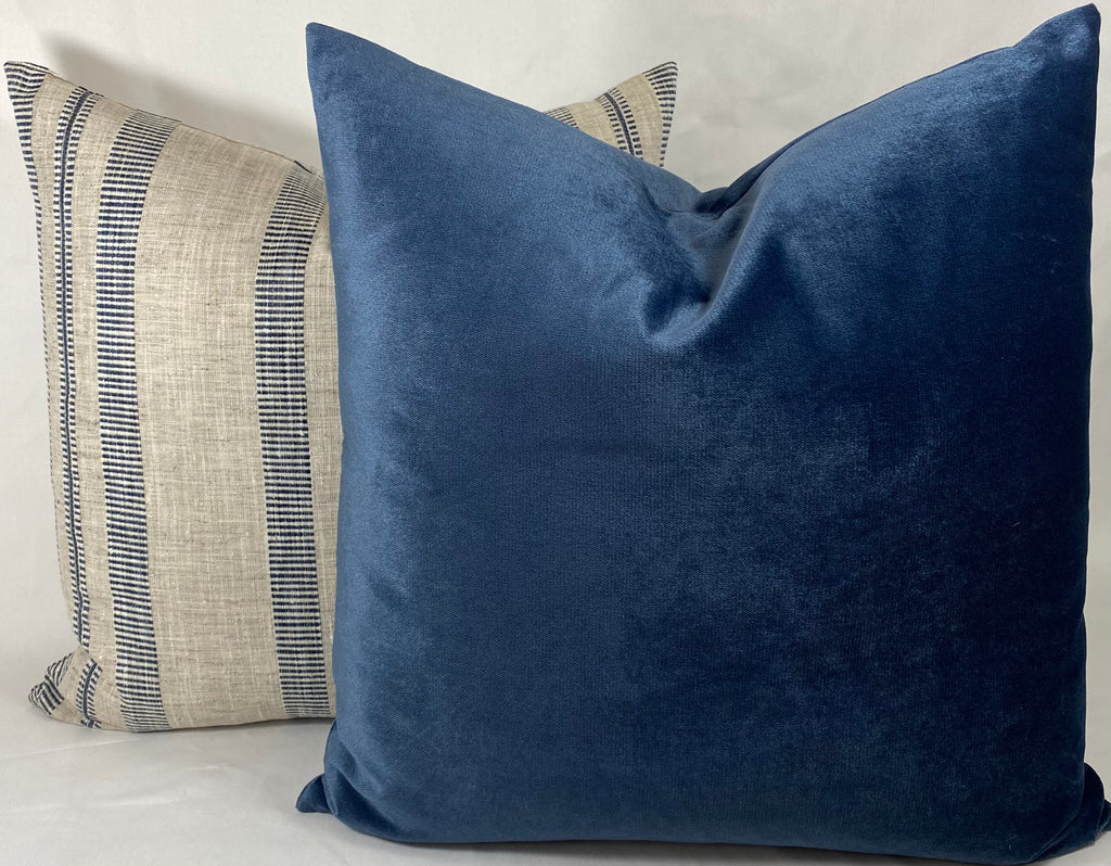 Luxury Pillow - 24" x 24" - Double Issue Indigo