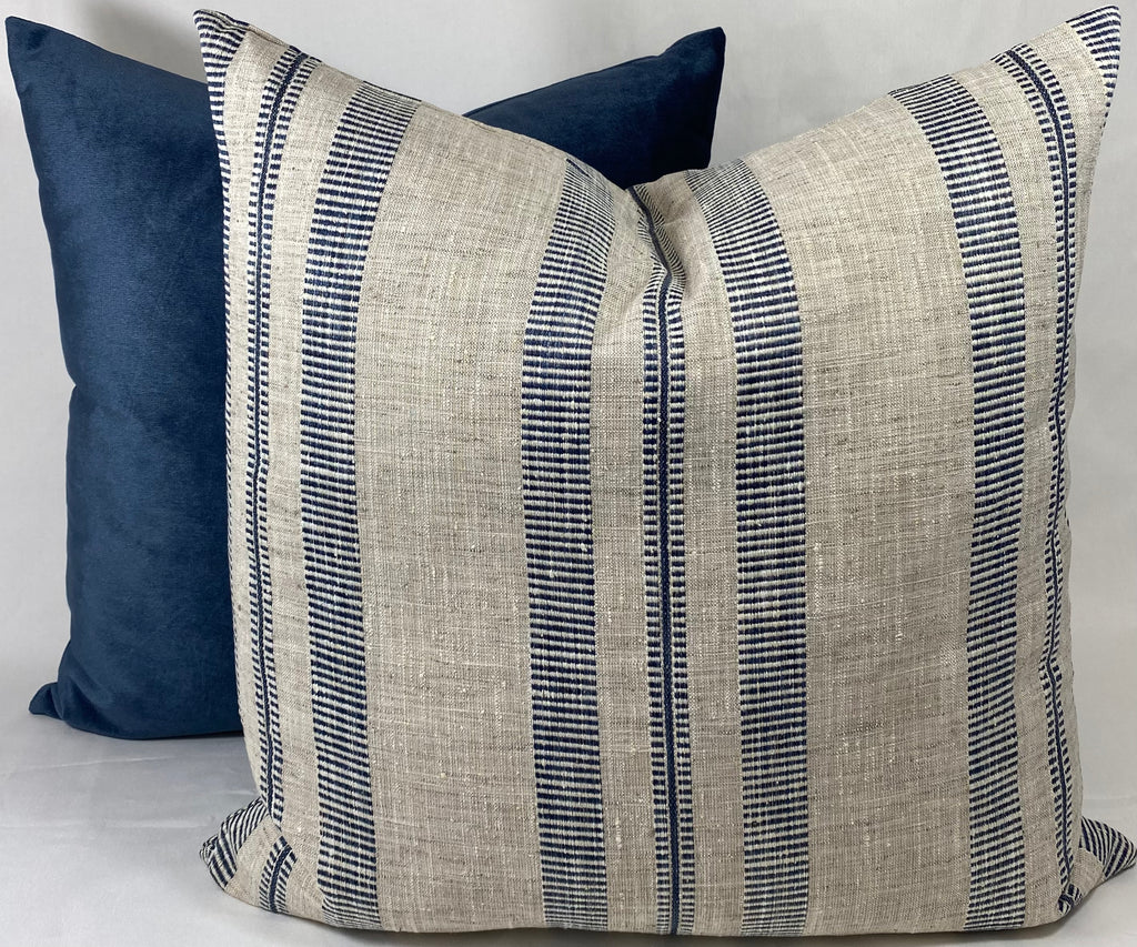 Luxury Pillow - 24" x 24" - Double Issue Indigo
