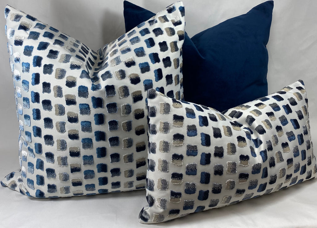 Luxury Lumbar Pillow - 24" x 14"- Impasto Pacific