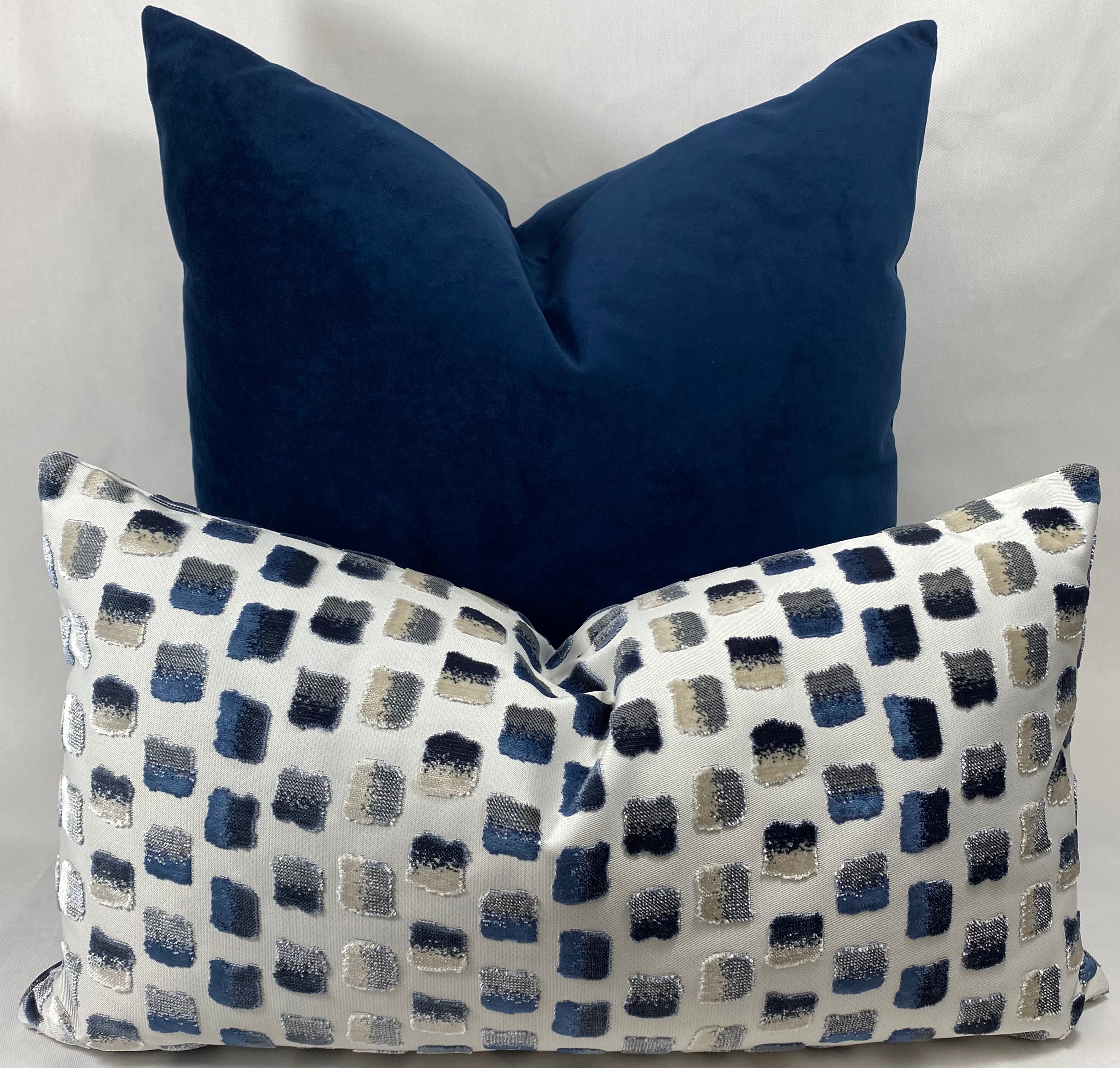 Luxury Lumbar Pillow - 24" x 14"- Impasto Pacific