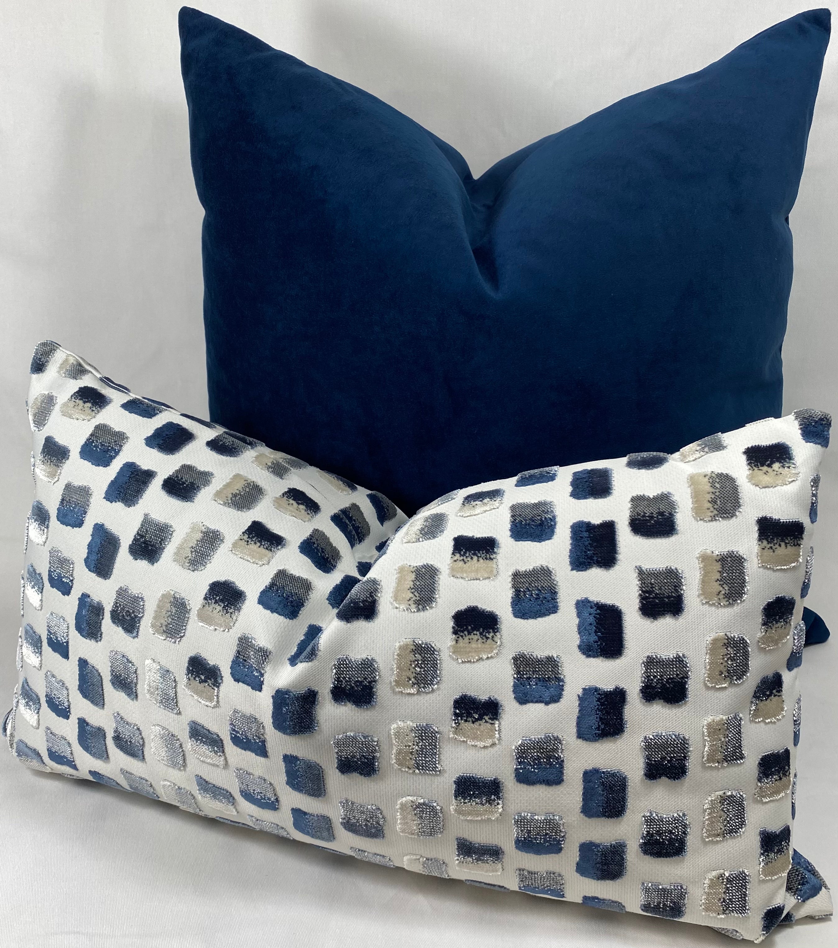 Luxury Lumbar Pillow - 24" x 14"- Impasto Pacific