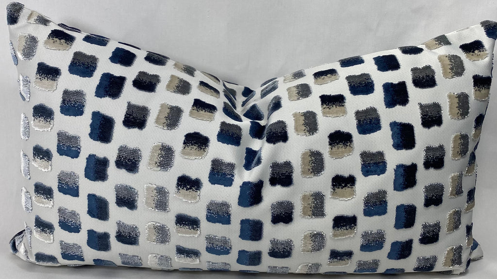 Luxury Lumbar Pillow - 24" x 14"- Impasto Pacific