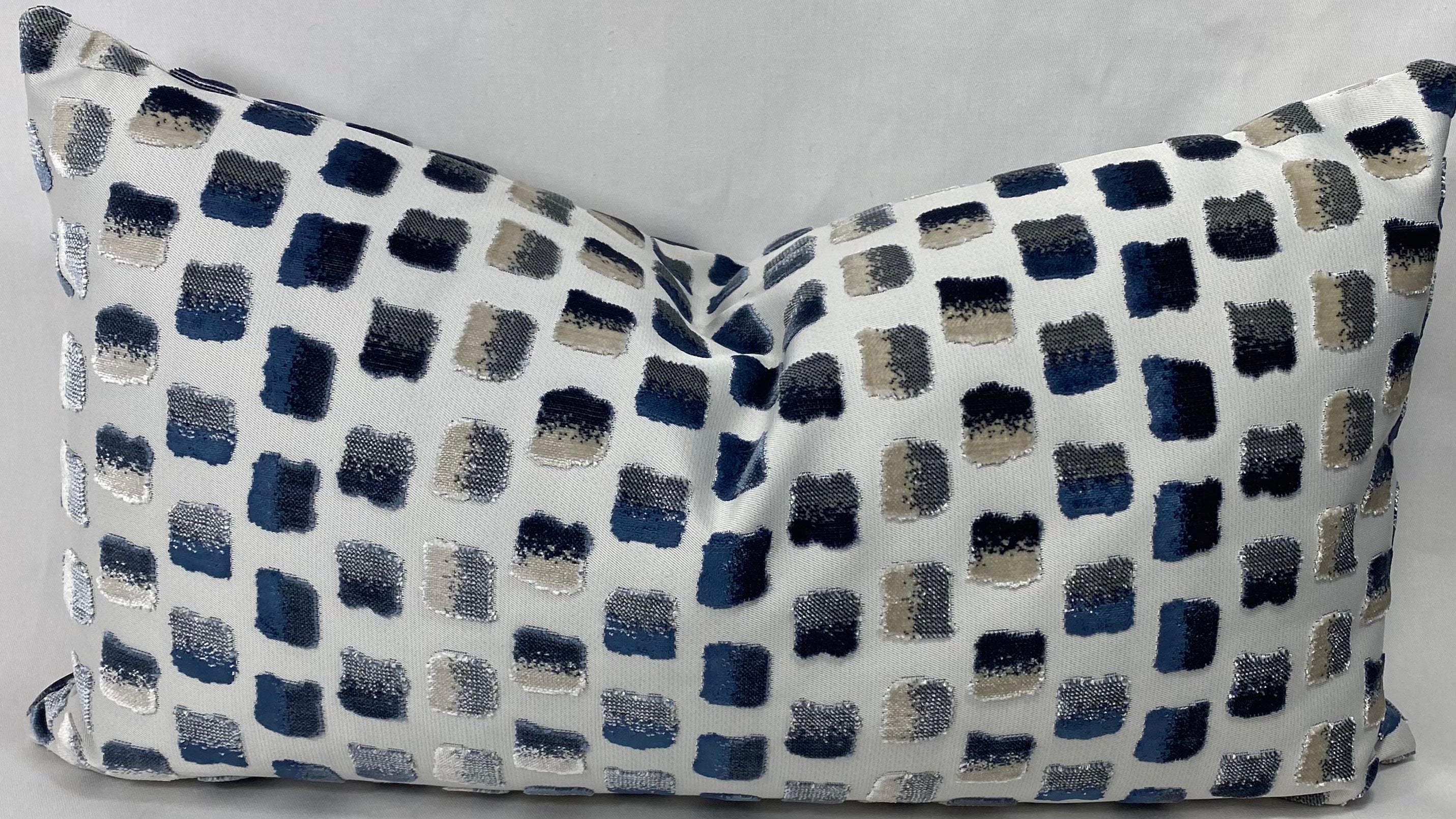 Luxury Lumbar Pillow - 24" x 14"- Impasto Pacific