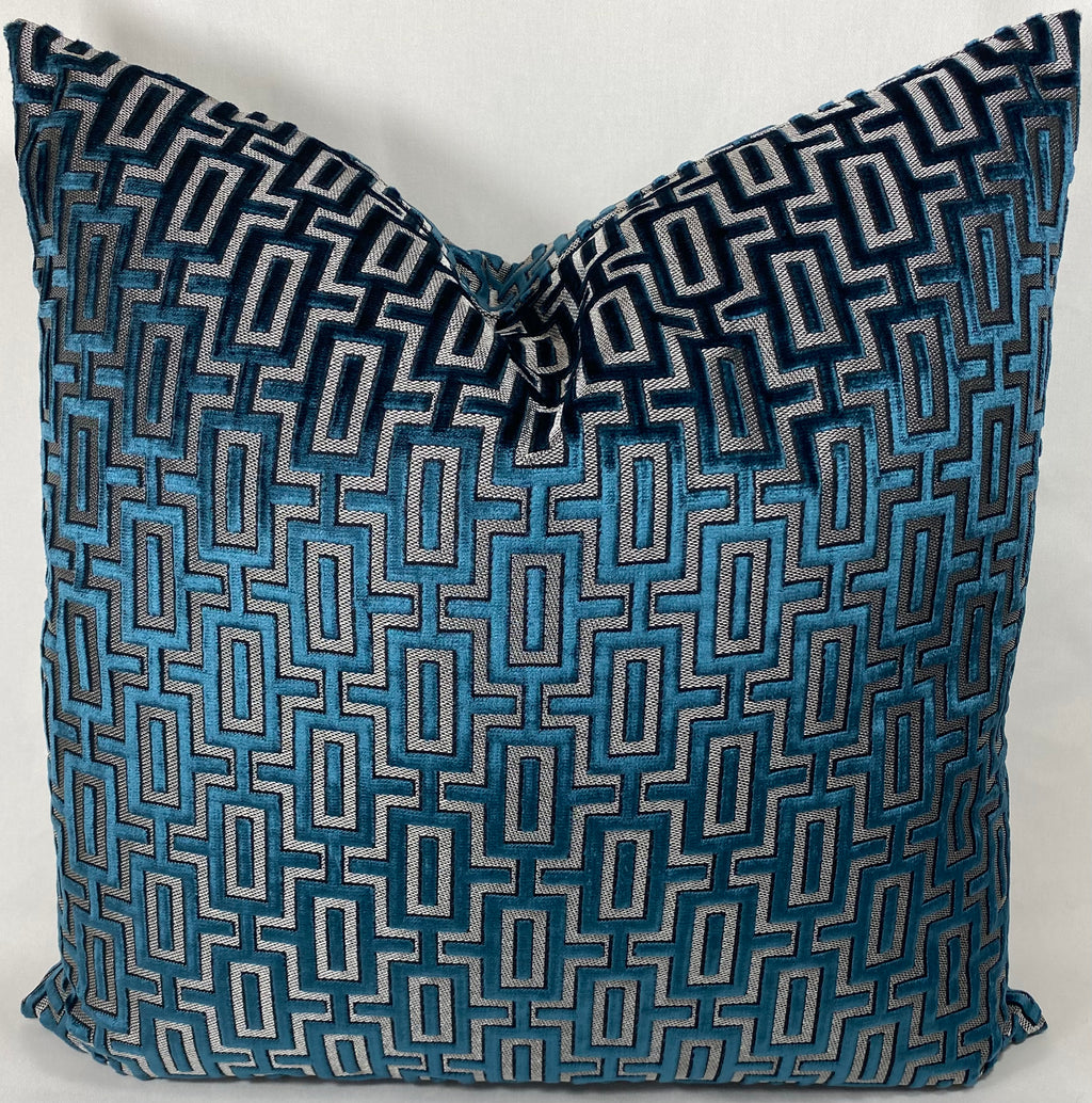 Luxury Pillow - 24” x 24”- Bergman Sapphire