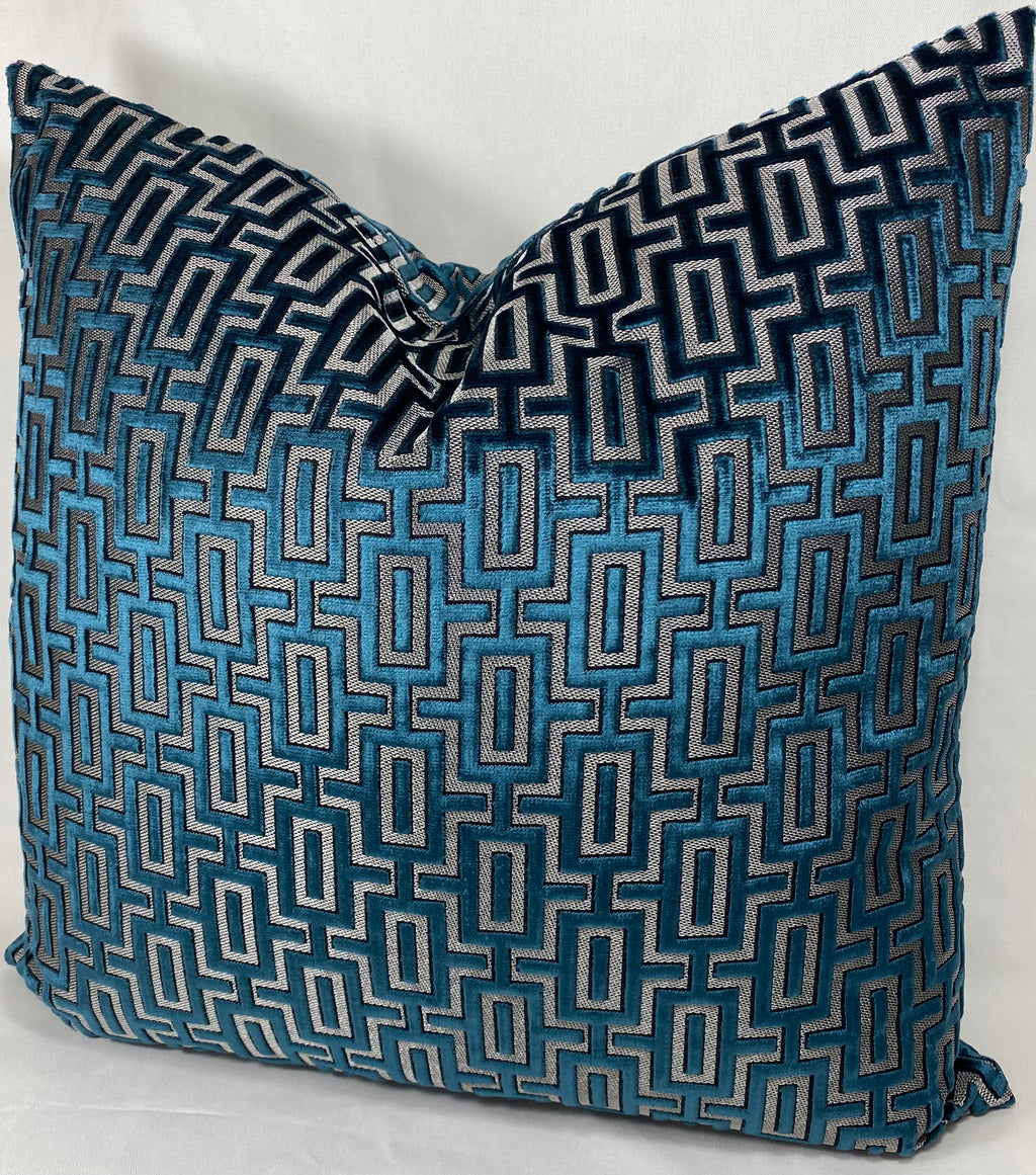 Luxury Pillow - 24” x 24”- Bergman Sapphire