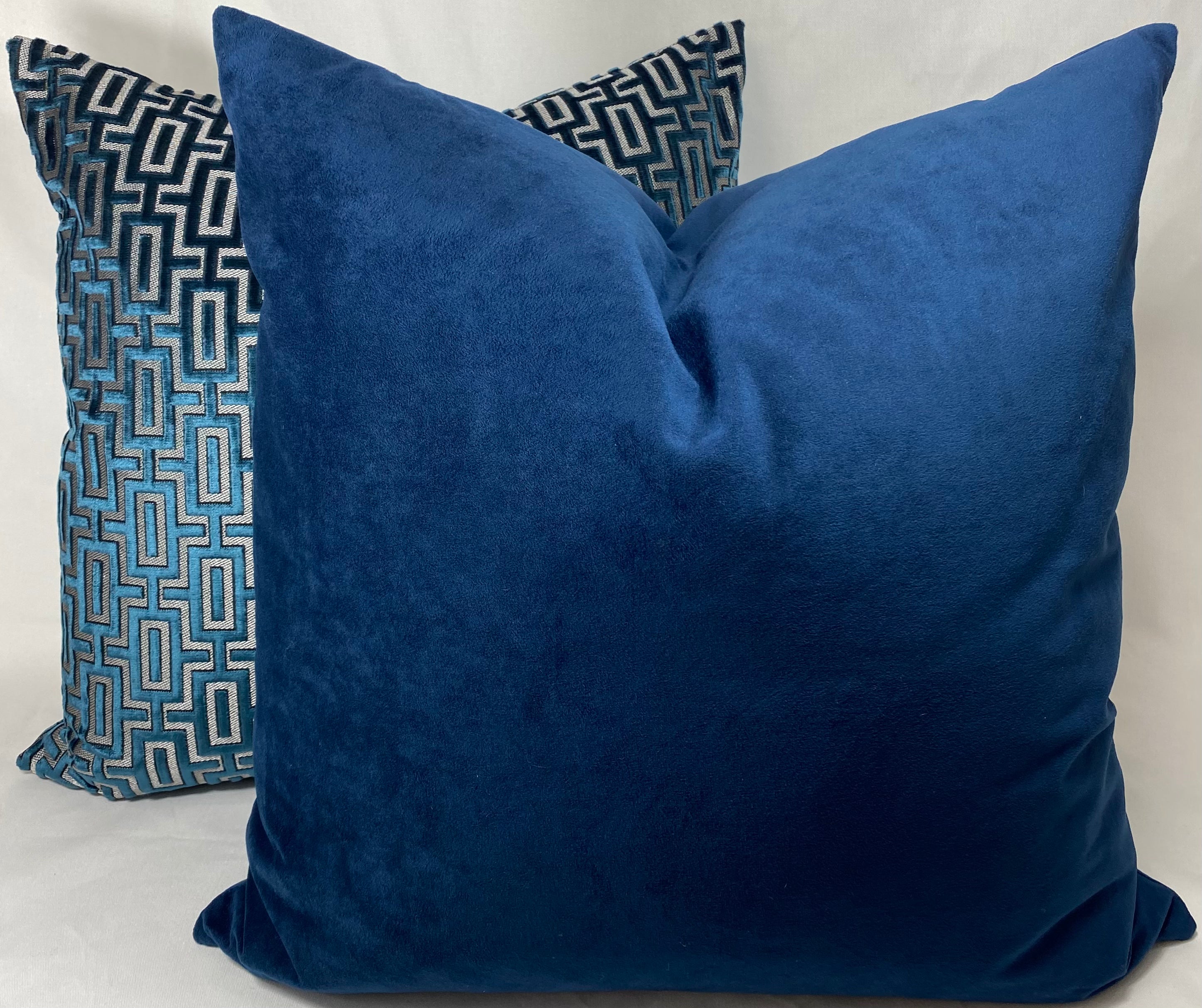 Luxury Pillow - 24” x 24”- Bergman Sapphire
