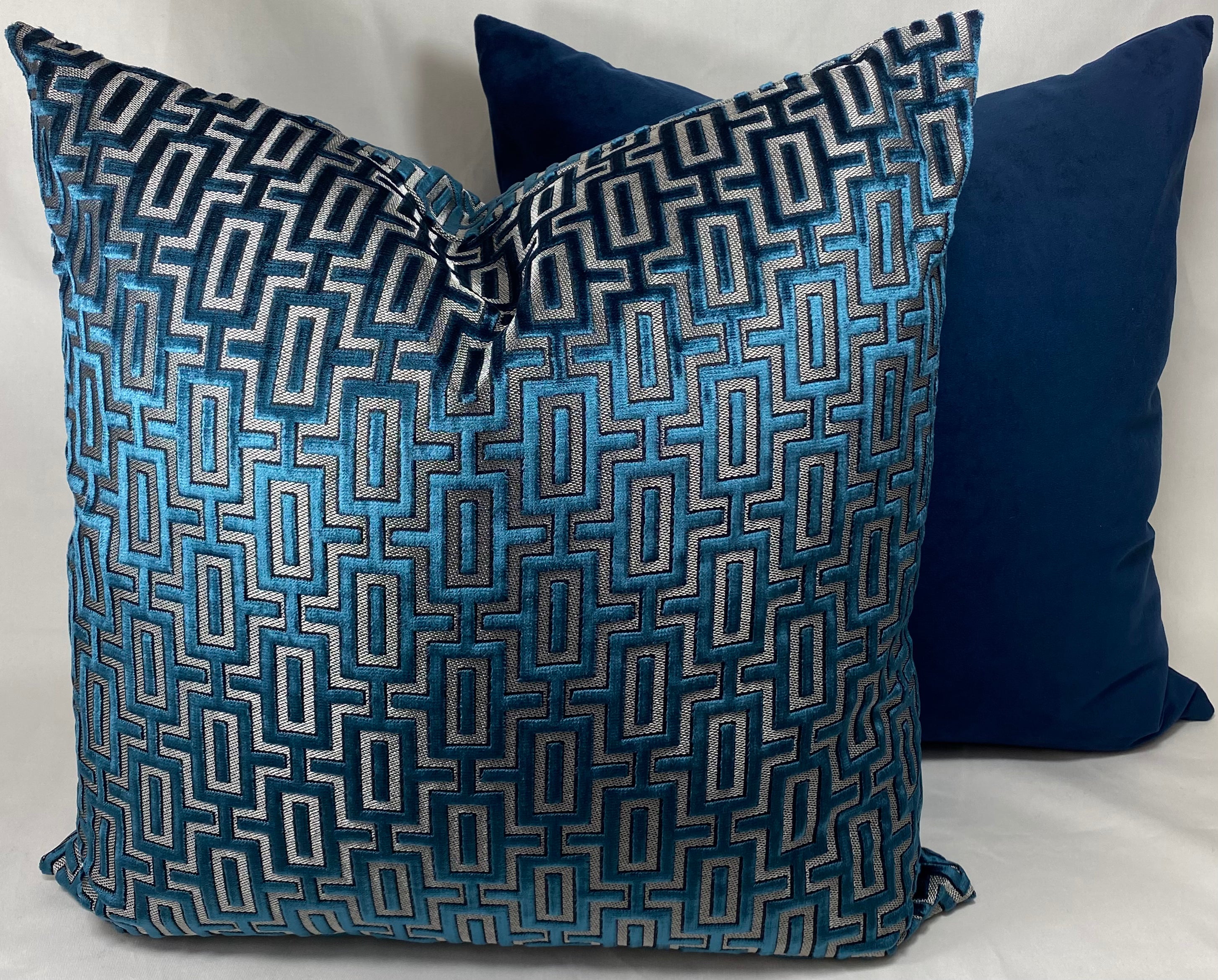 Luxury Pillow - 24” x 24”- Bergman Sapphire