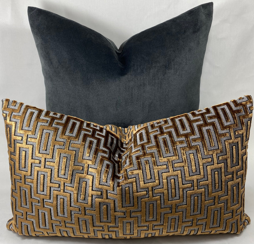 Luxury Lumbar Pillow – 24" × 14" – Bergman Midas