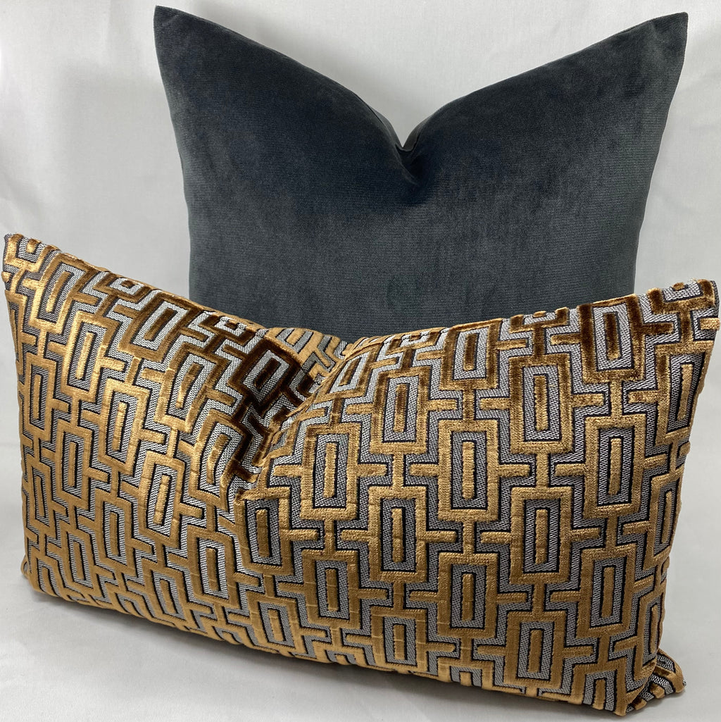 Luxury Lumbar Pillow – 24" × 14" – Bergman Midas