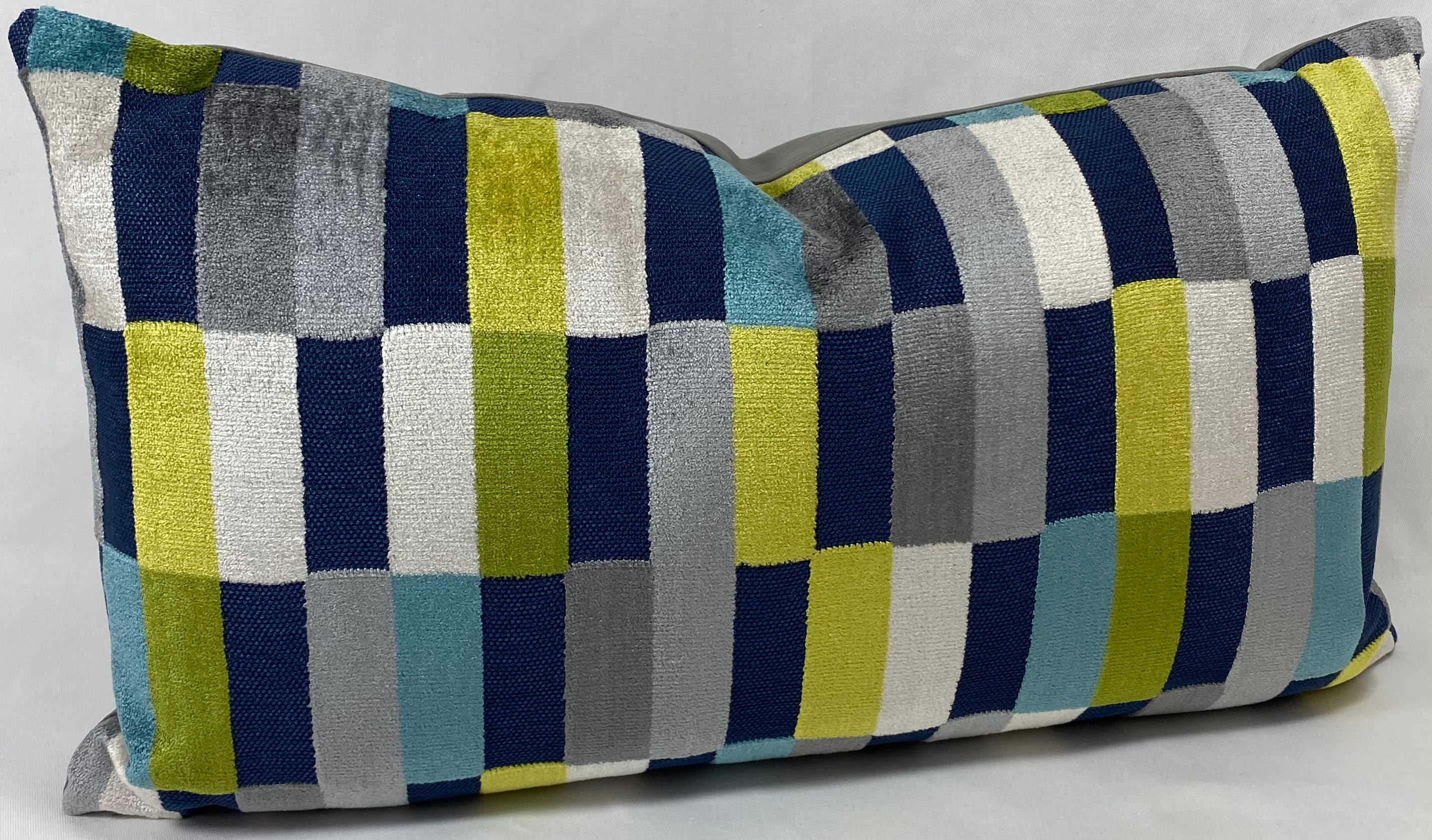 Luxury Lumbar Pillow - 24" x 14"- Mod Pop Mosaic