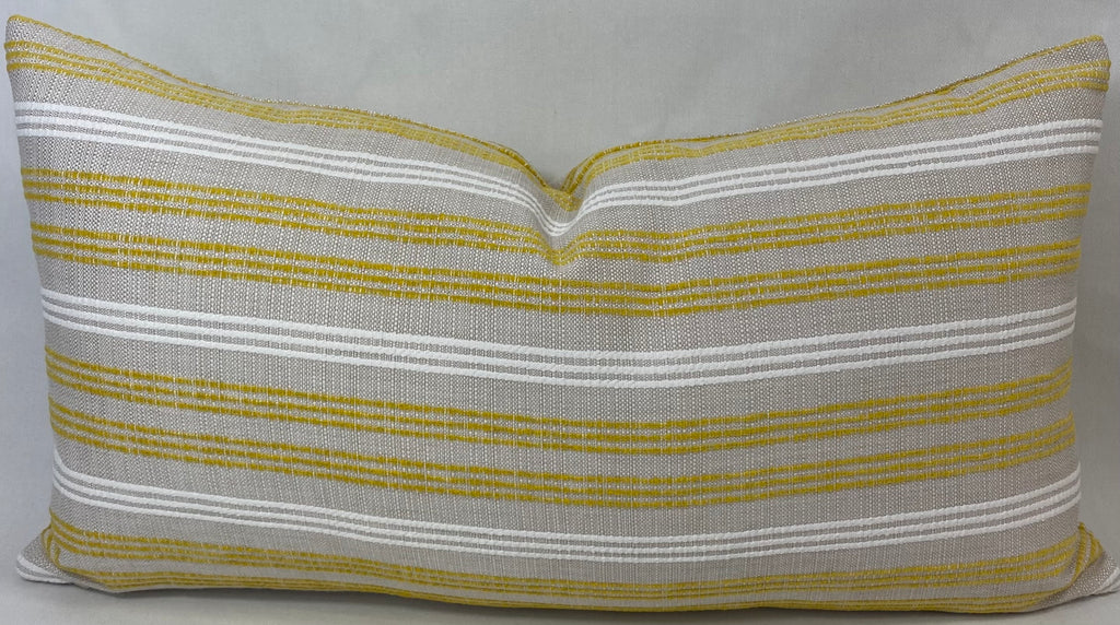 Luxury Outdoor Lumbar Pillow - 22" x 12"- Havenview Daffodil