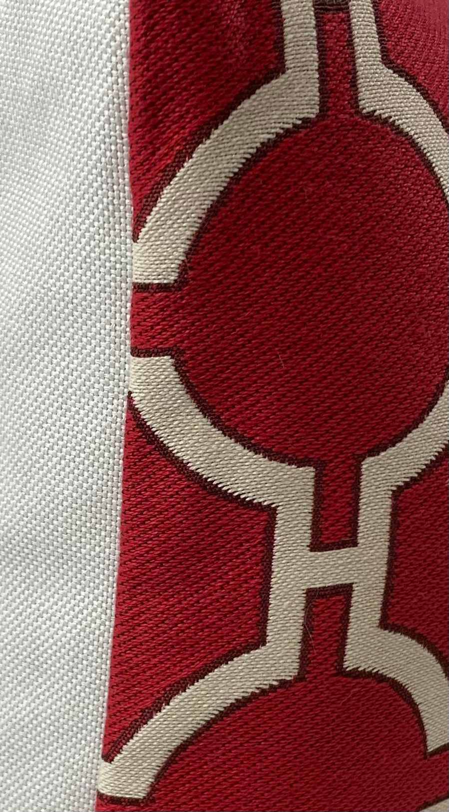 Luxury Lumbar Pillow - 24" x 14"- Kinder Red