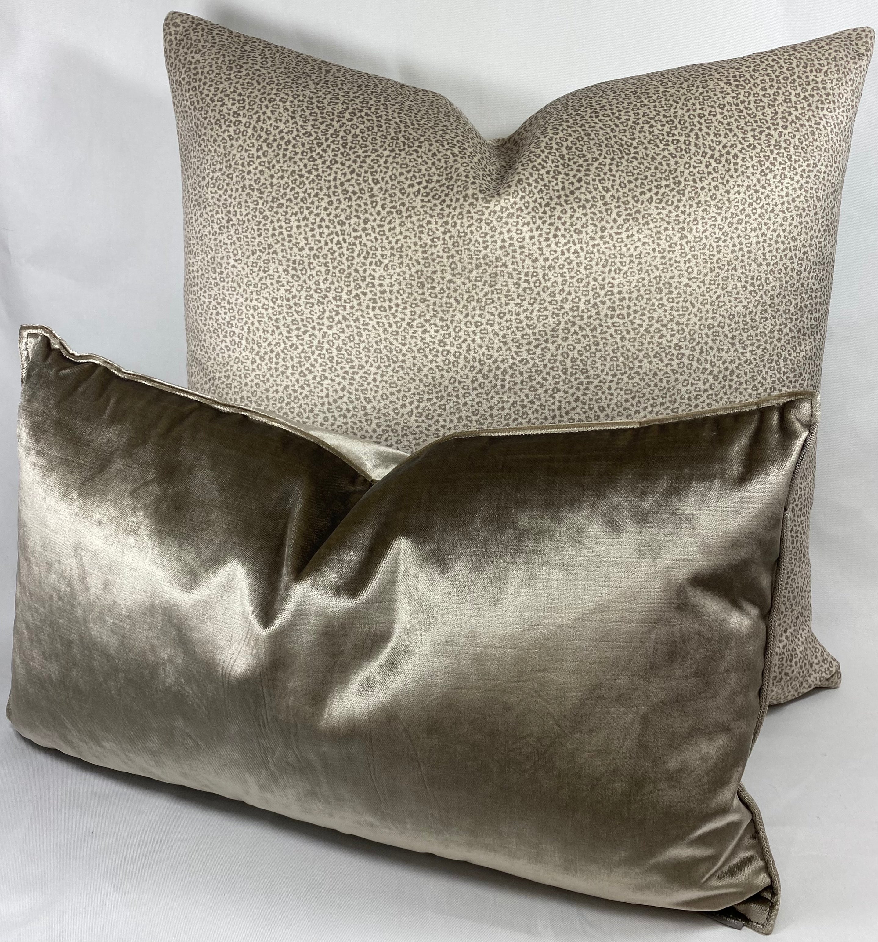 Luxury Lumbar Pillow - 24" x 14" - Iridescence Double Front Latte
