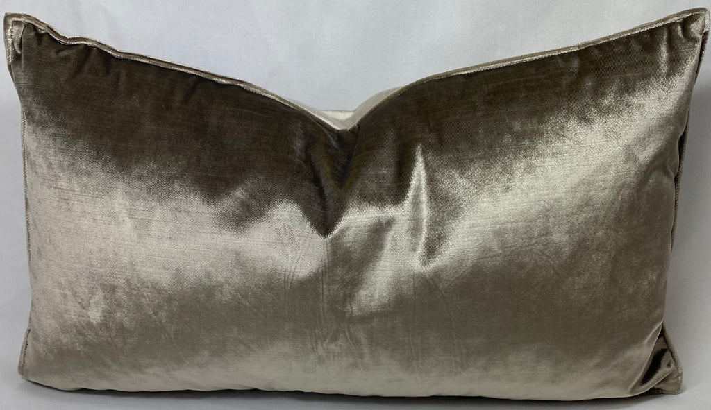 Luxury Lumbar Pillow - 24" x 14" - Iridescence Double Front Latte