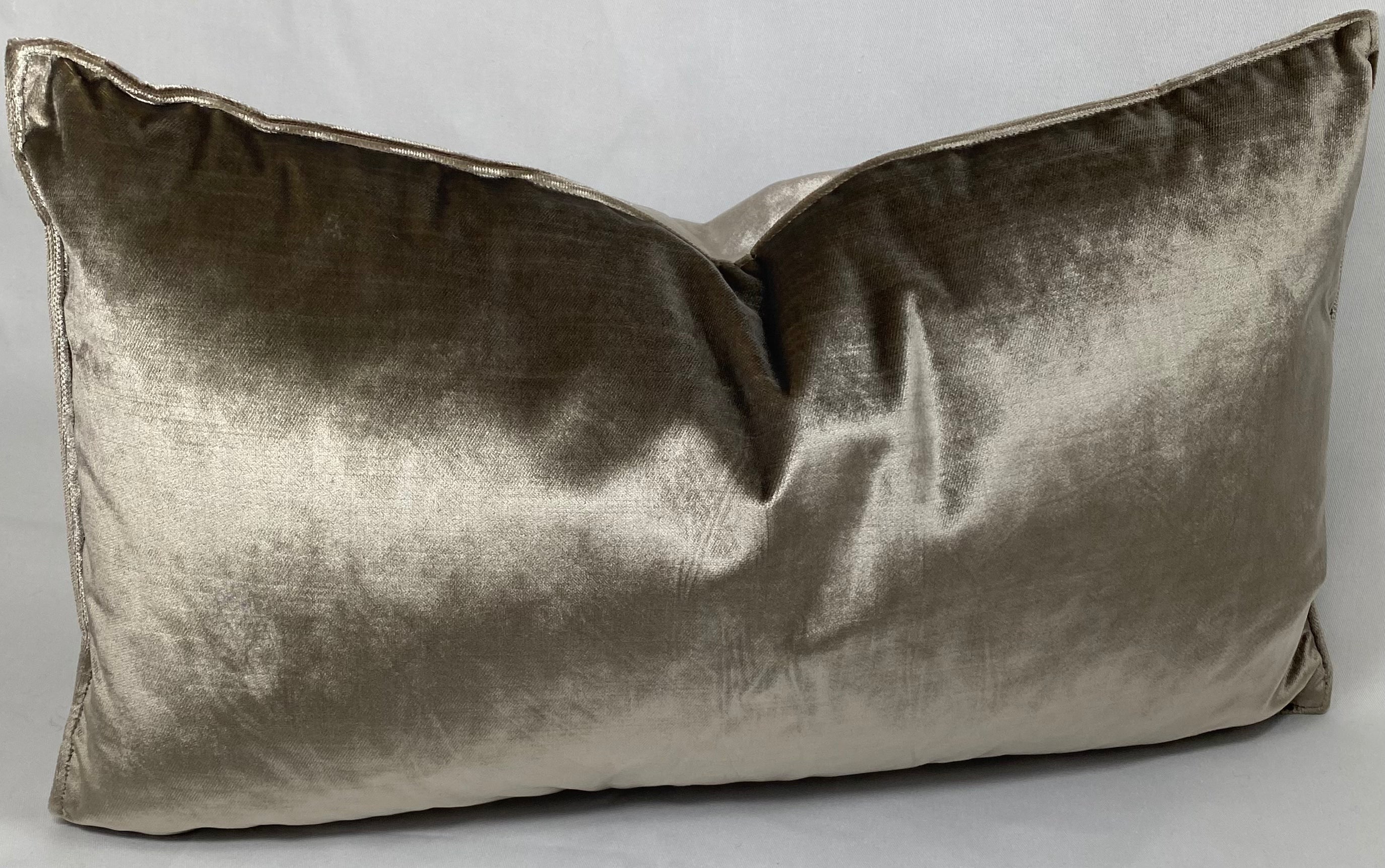 Luxury Lumbar Pillow - 24" x 14" - Iridescence Double Front Latte