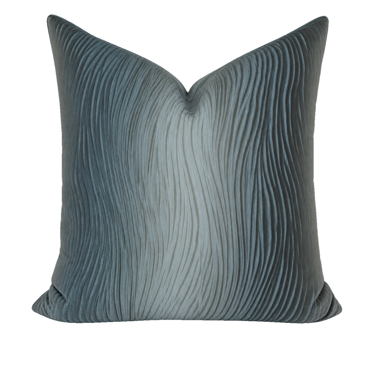 Rhythm Aqua – 24" × 24" Luxury Square Pillow