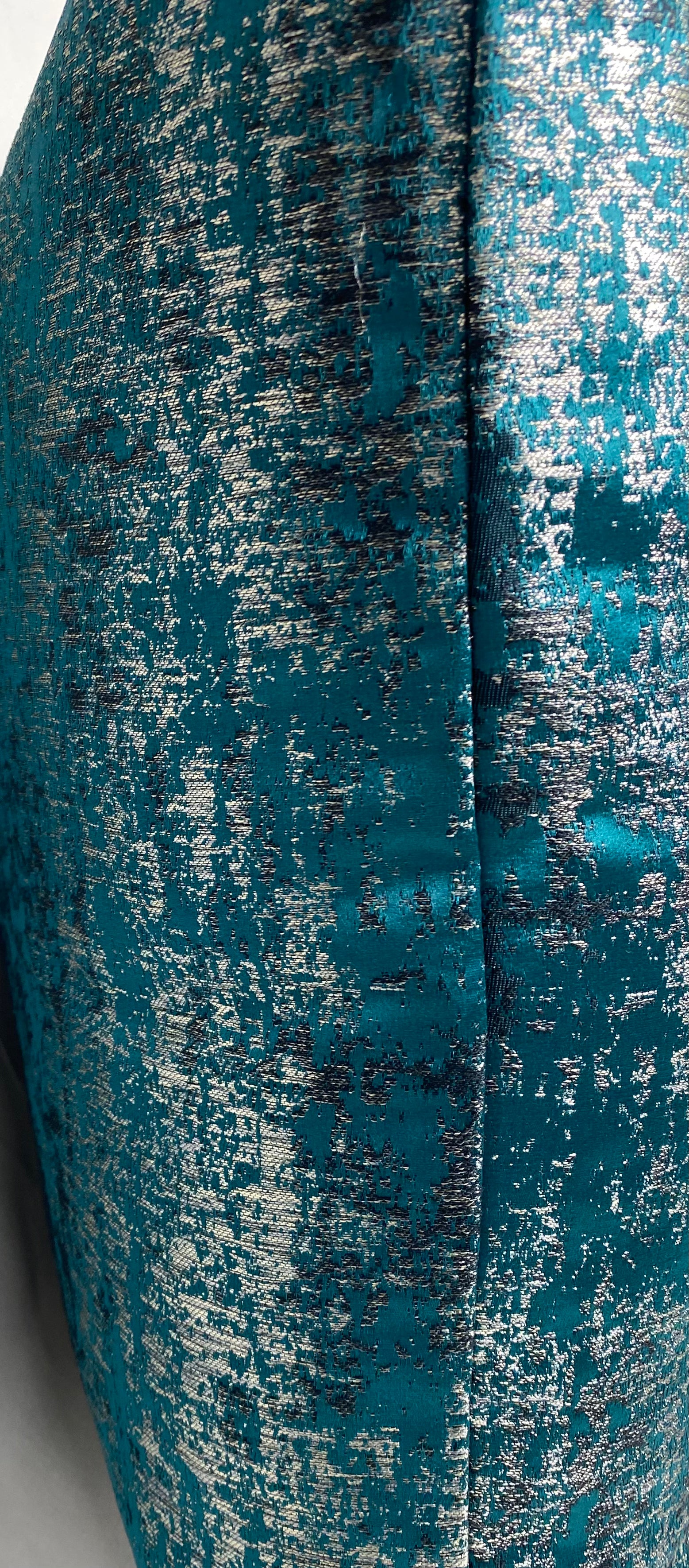 Luxury Pillow – 24" × 24" – Aurora Peacock