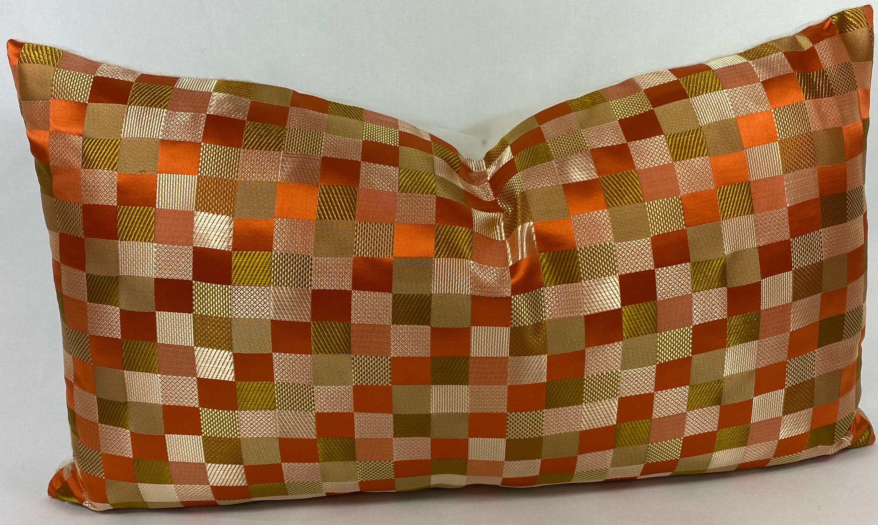 Luxury Lumbar Pillow - 24" x 14" - Cubit Orange