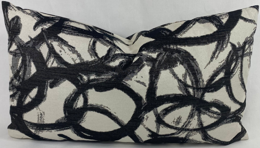 Luxury Lumbar Pillow - 24" x 14"- Swoosh