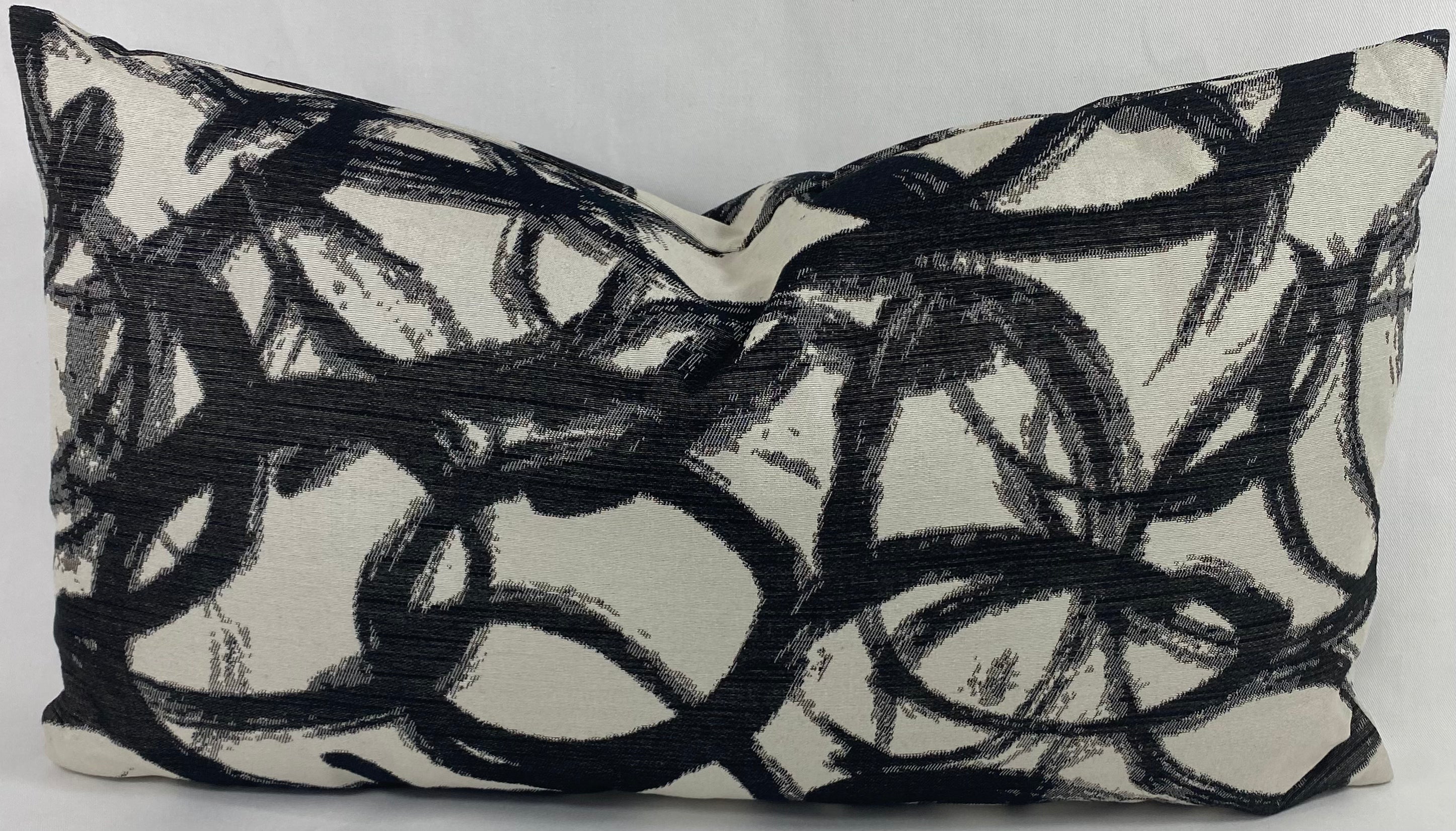 Luxury Lumbar Pillow - 24" x 14"- Swoosh