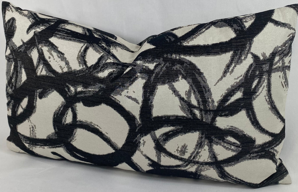 Luxury Lumbar Pillow - 24" x 14"- Swoosh