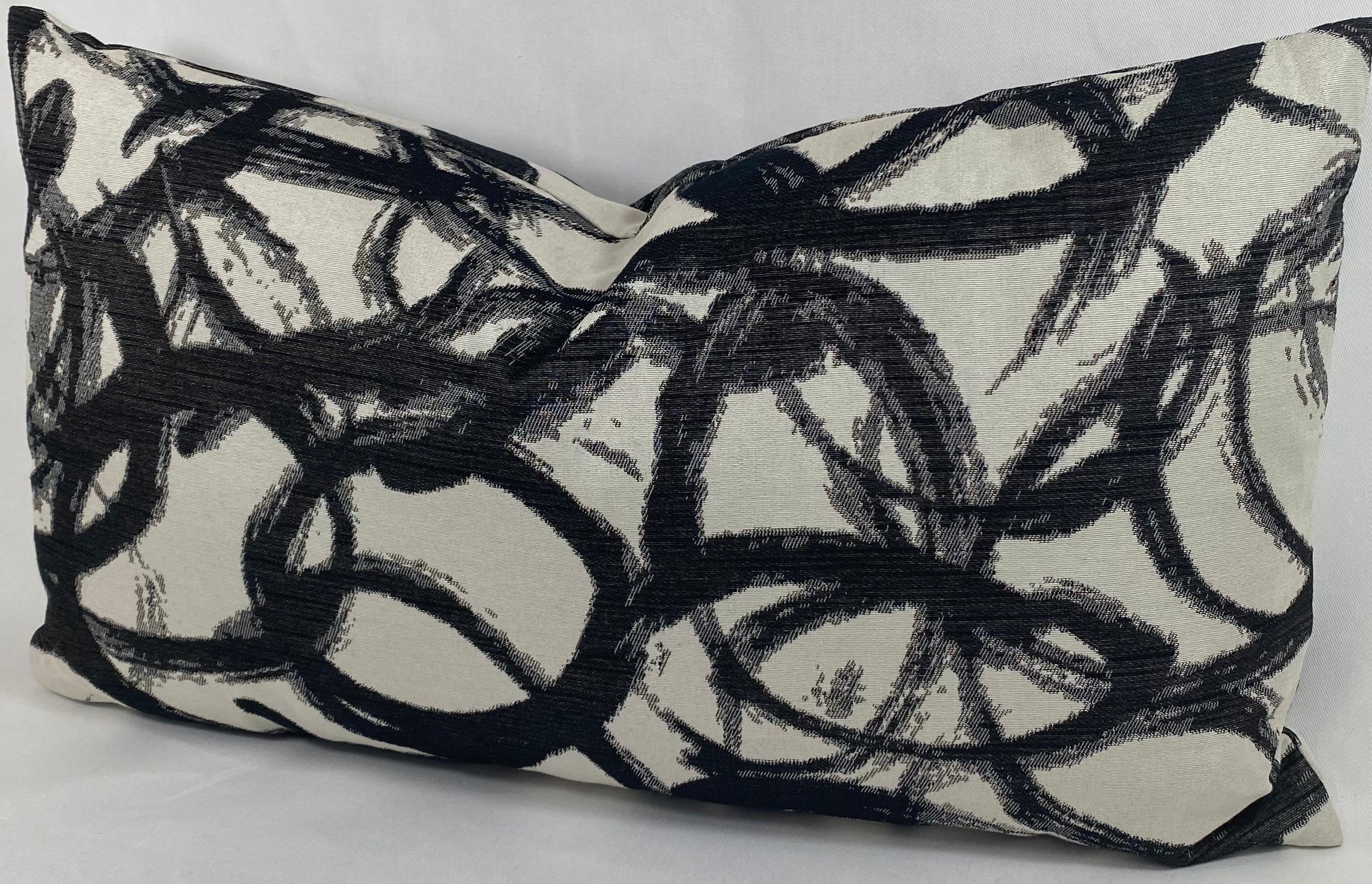 Luxury Lumbar Pillow - 24" x 14"- Swoosh