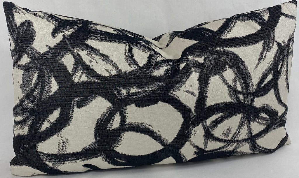 Luxury Lumbar Pillow - 24" x 14"- Swoosh