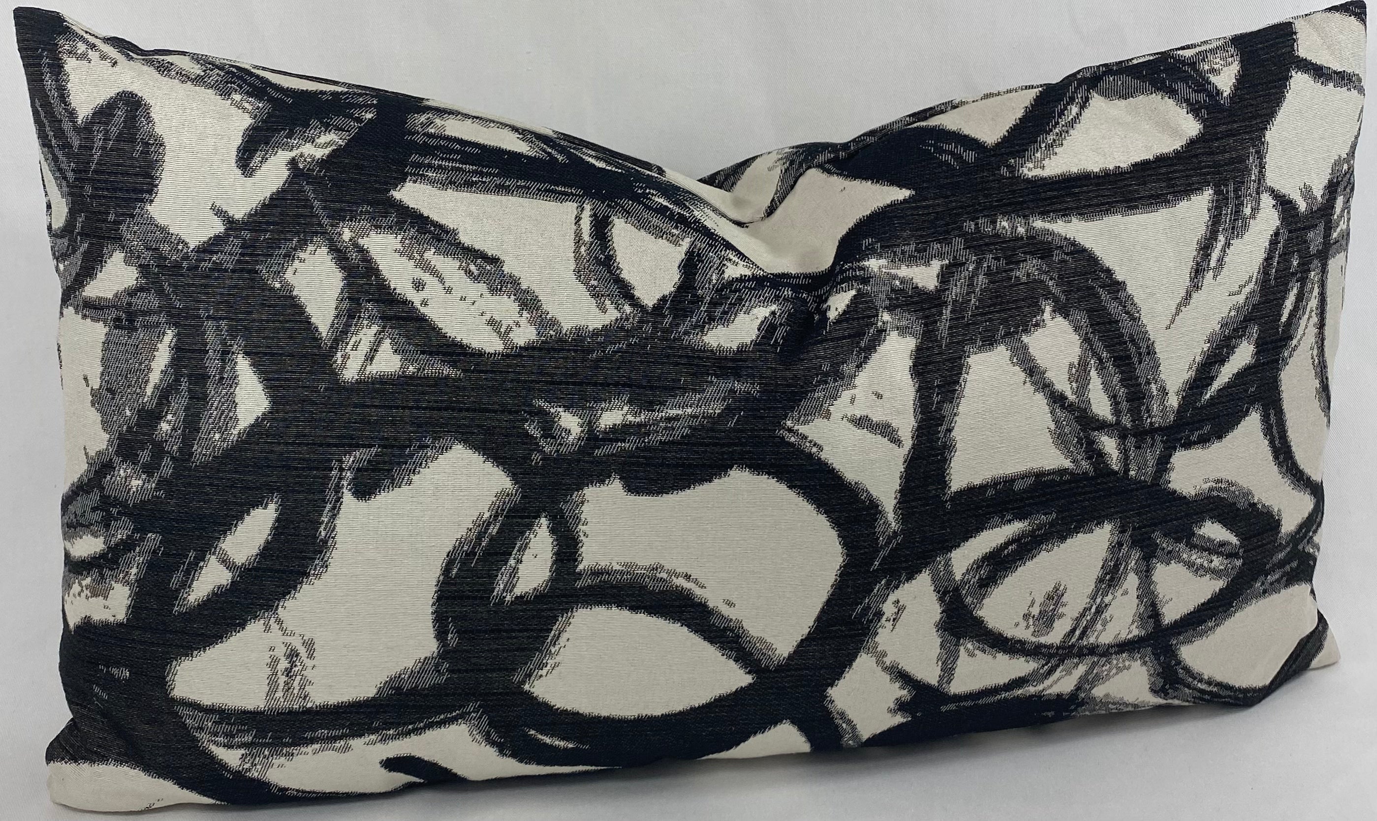 Luxury Lumbar Pillow - 24" x 14"- Swoosh