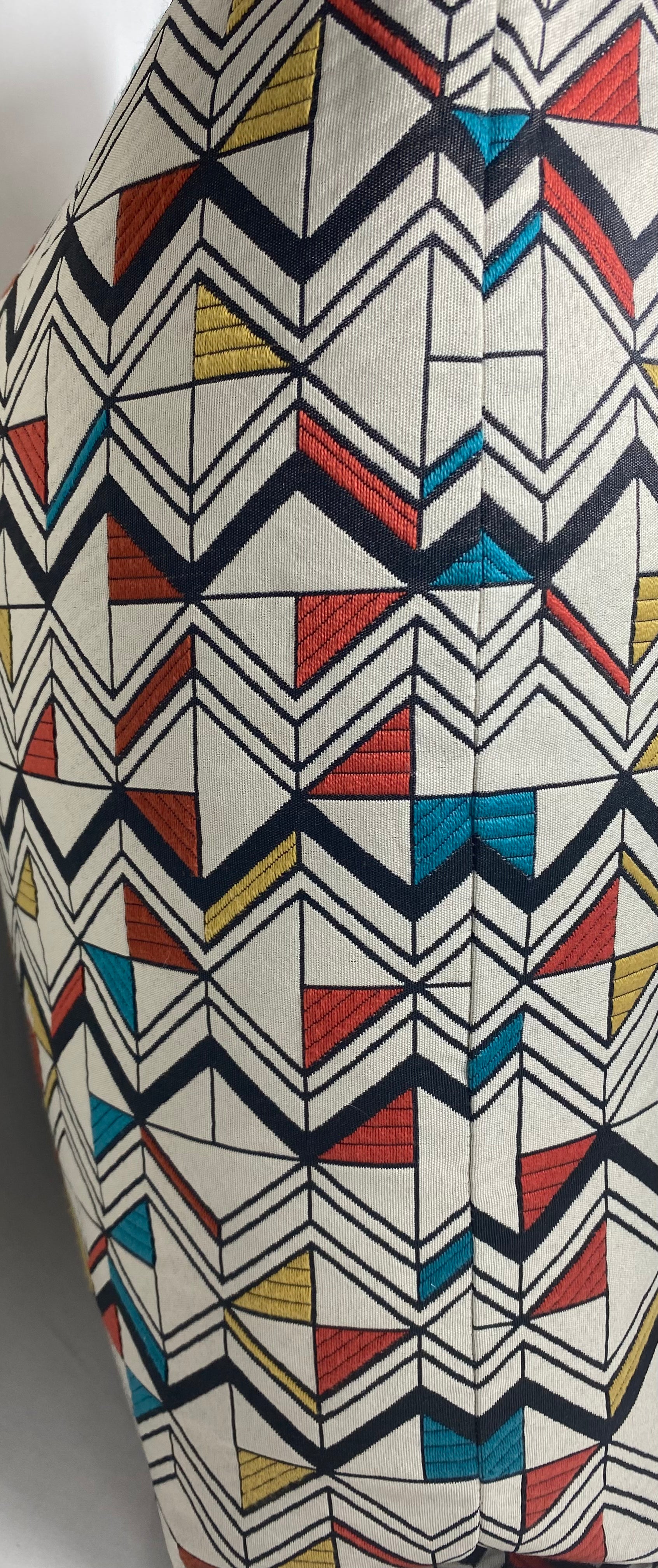 Luxury Pillow – 24" × 24" – Basenji Multi