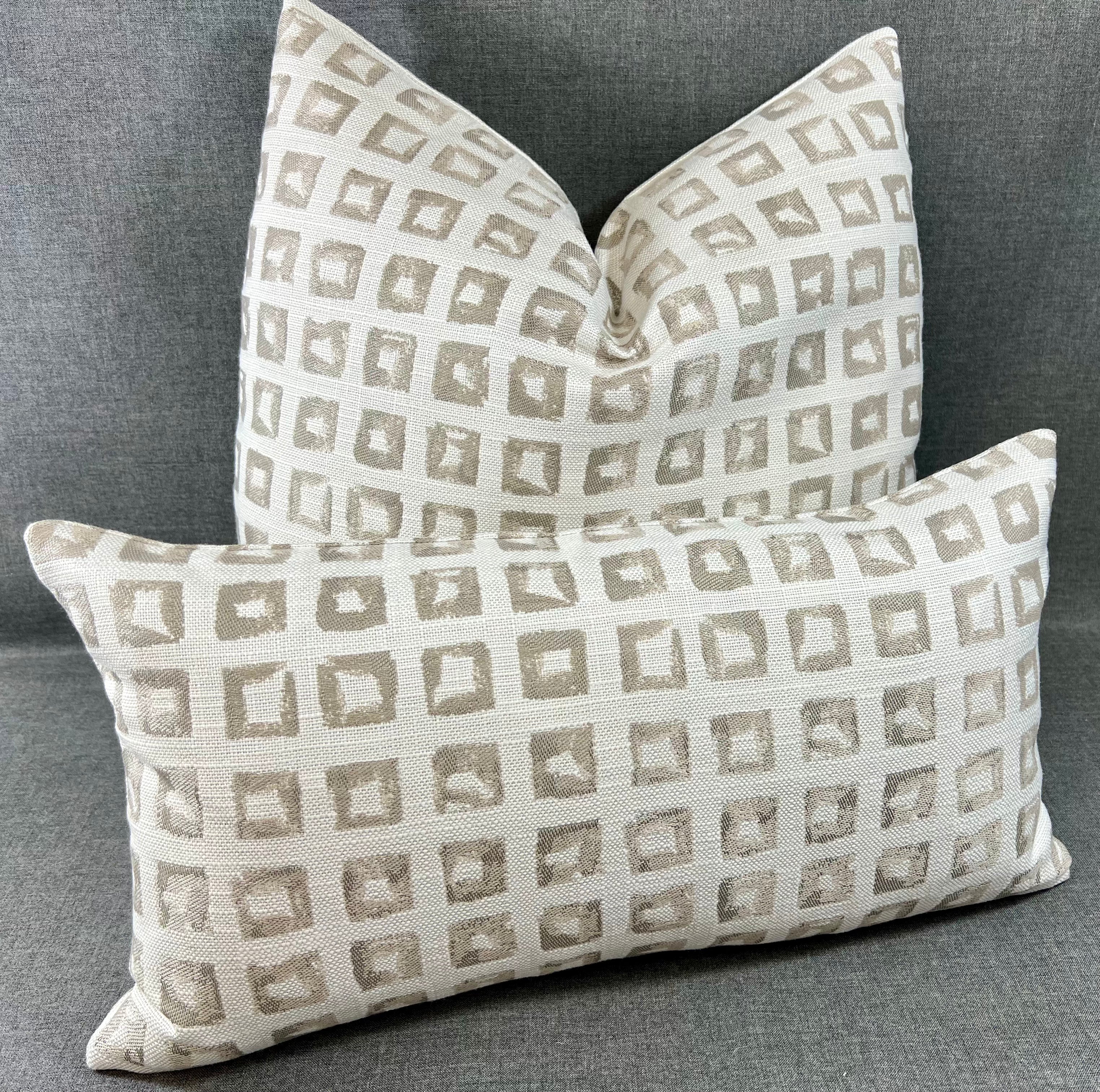 Luxury Outdoor Pillow - 22" x 22" - ODSQ Riviera Tan