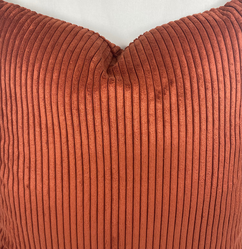 Luxury Pillow - 24” x 24” -Tuft Paprika