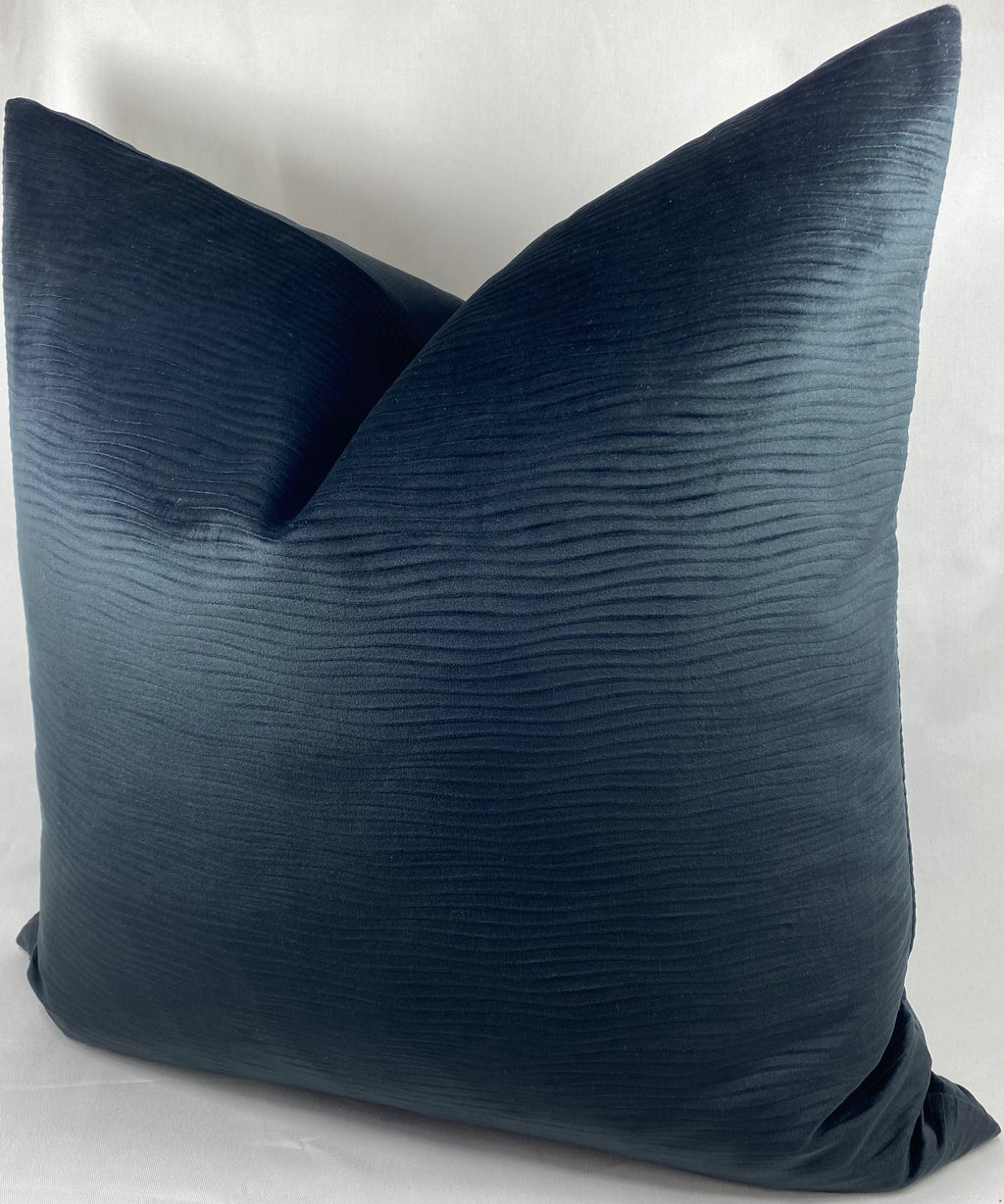 Luxury Pillow - 24” x 24” - Stream Black