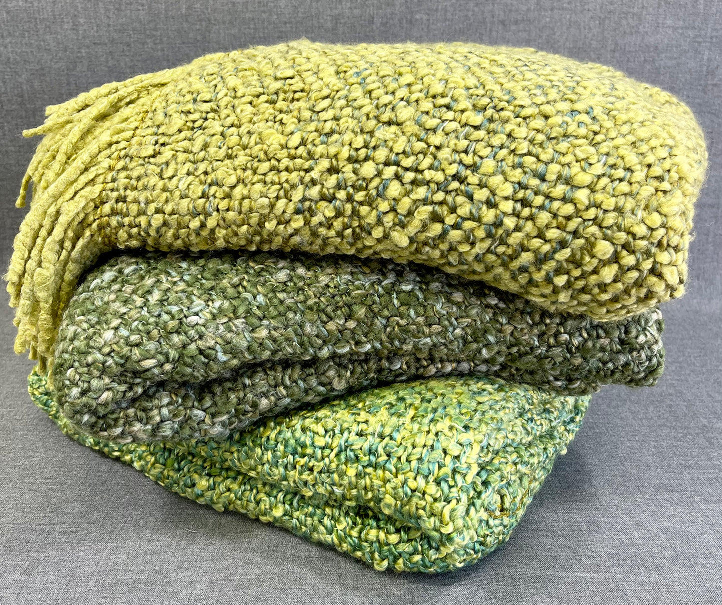 Luxury Knit Throw - 52" x 62" - Citrus; velvety soft knit throw in a lovely citrus green