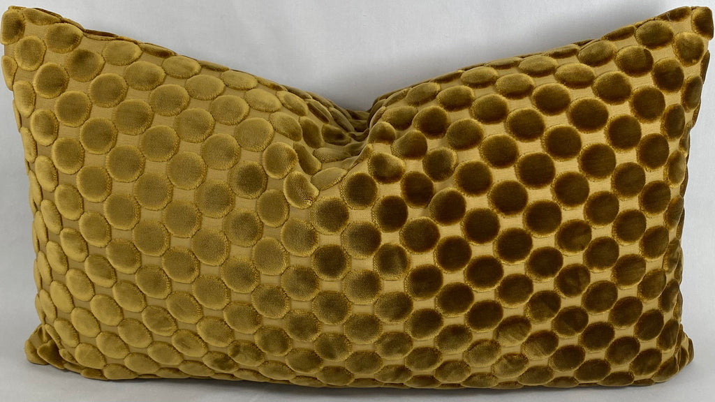 Luxury Lumbar Pillow - 24” x 14” - Dance Ochre