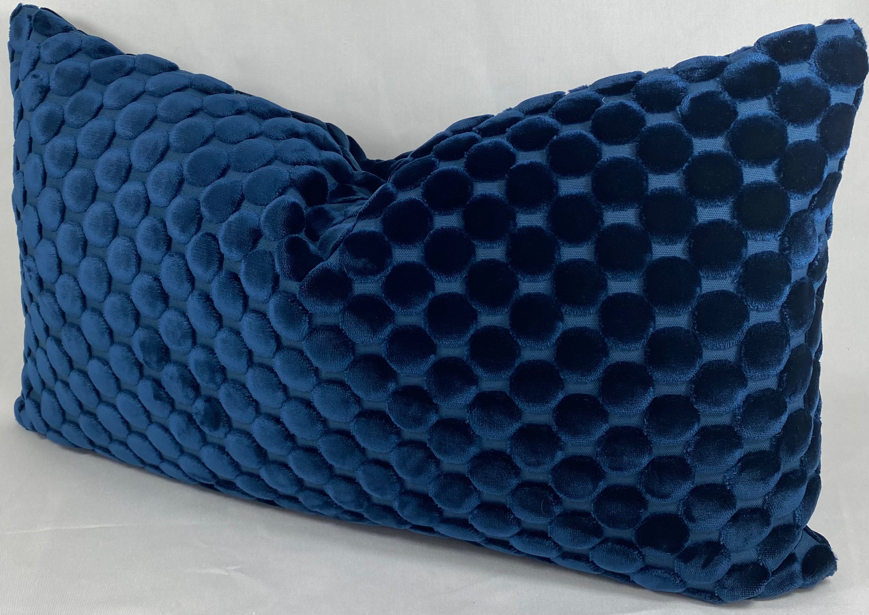 Luxury Lumbar Pillow - 24” x 14” - Dance Midnight