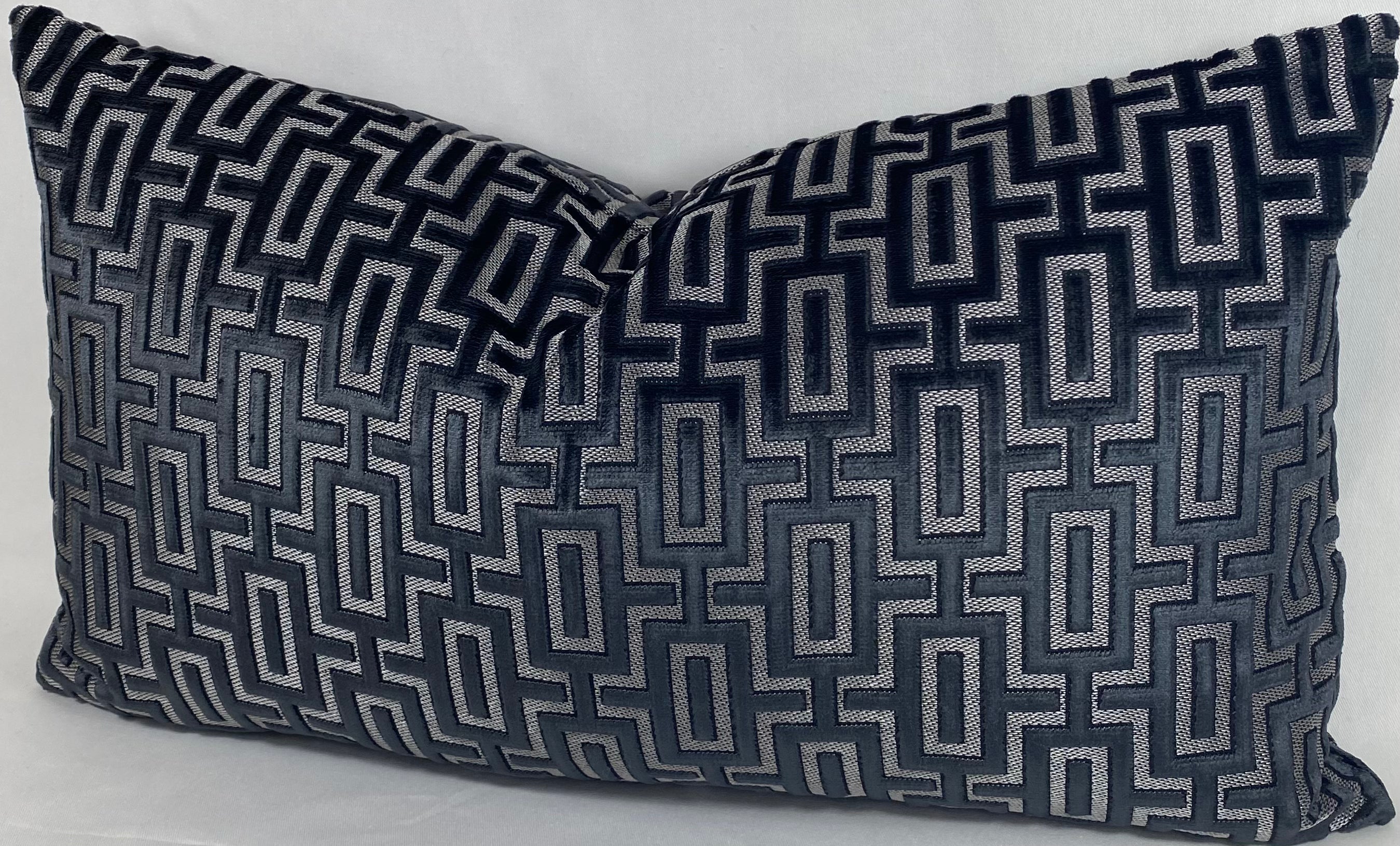Luxury Lumbar Pillow - 24" x 14"- Bergman Onyx