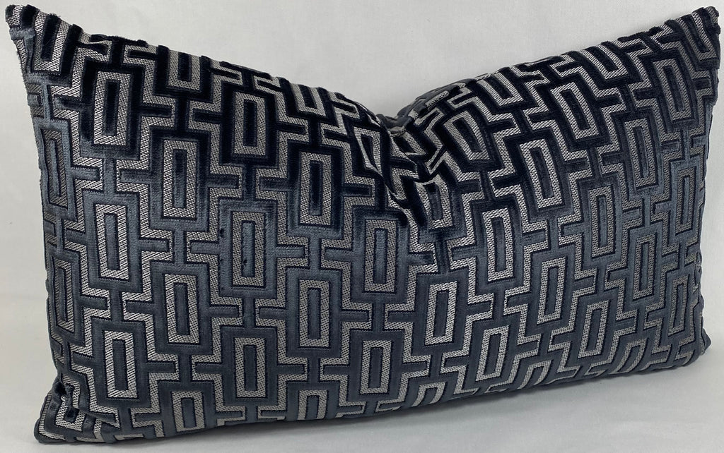 Luxury Lumbar Pillow – 24" × 14" – Bergman Onyx