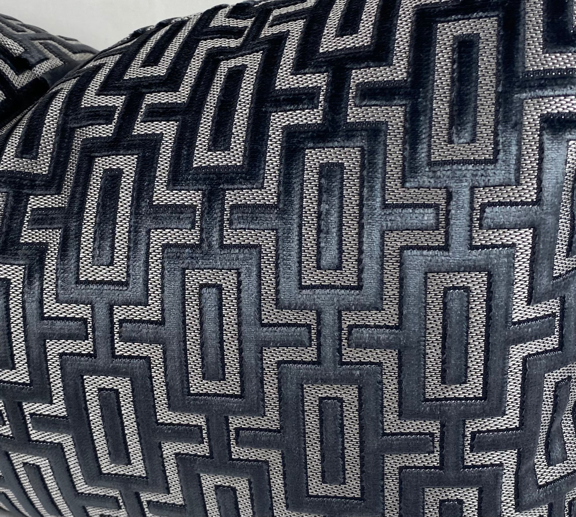 Luxury Lumbar Pillow – 24" × 14" – Bergman Onyx