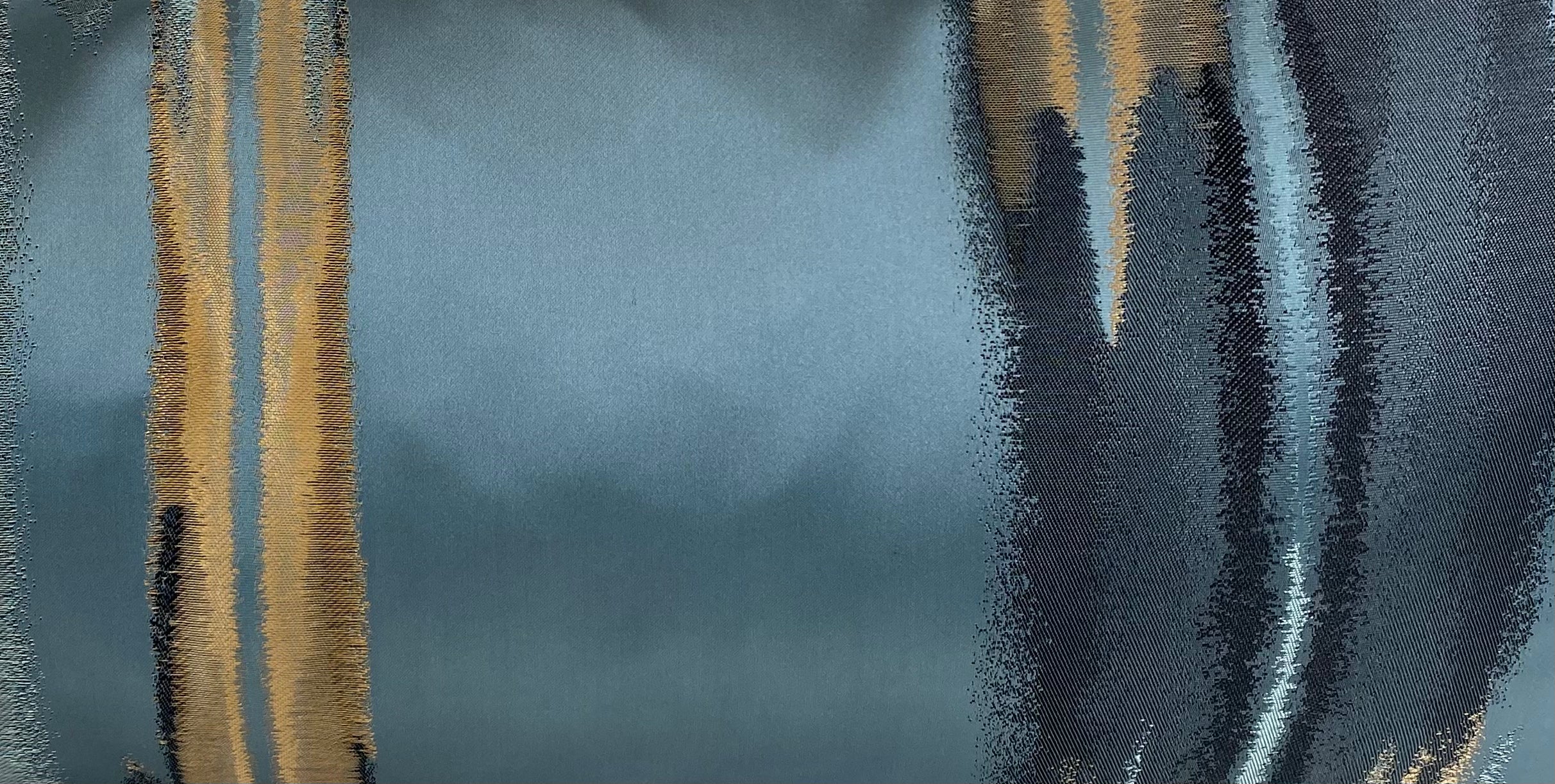 Luxury Bolster Pillow – 42" × 14" – Blue Breeze