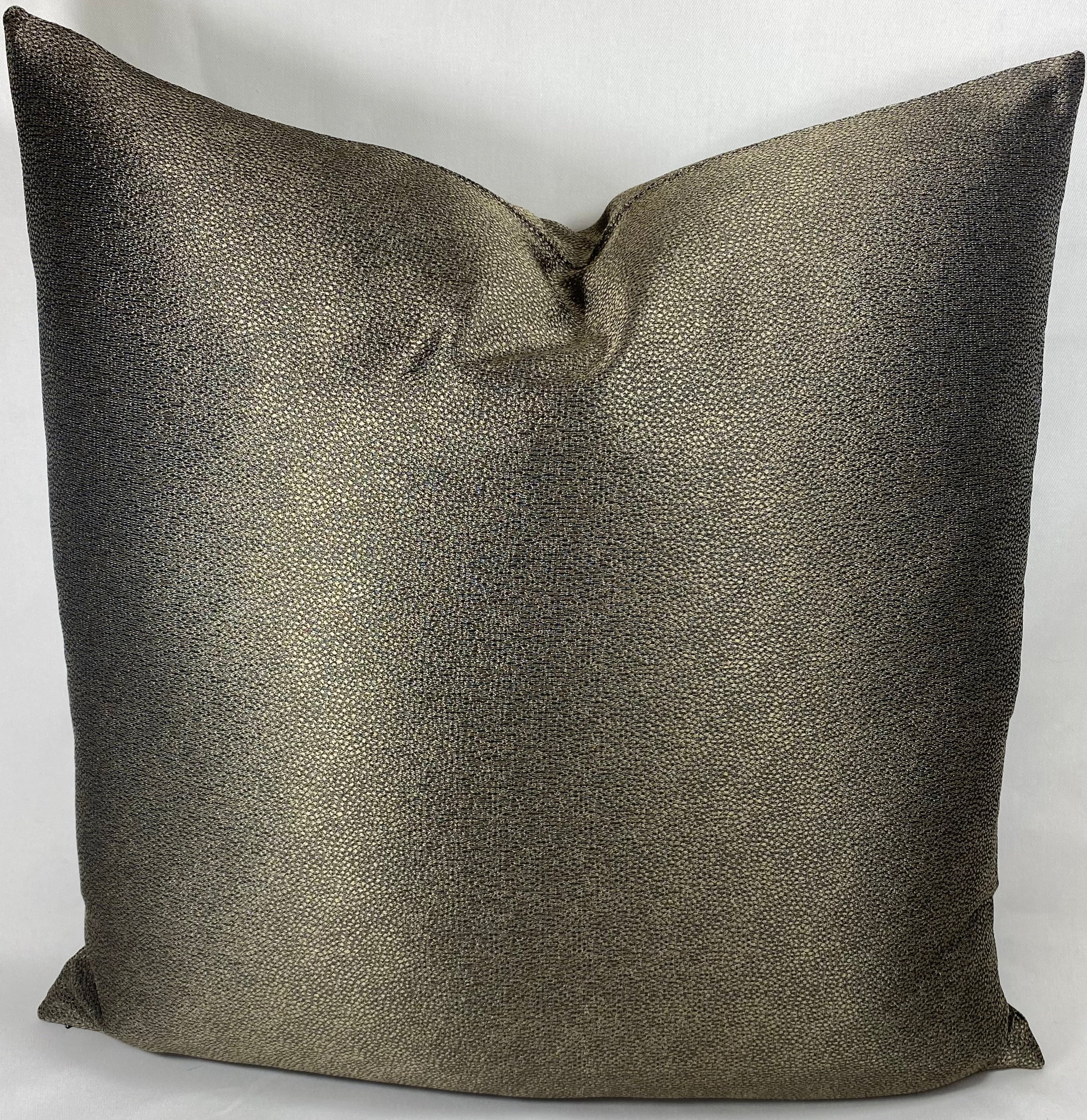 Luxury Pillow – 24" × 24" – Golden Hide