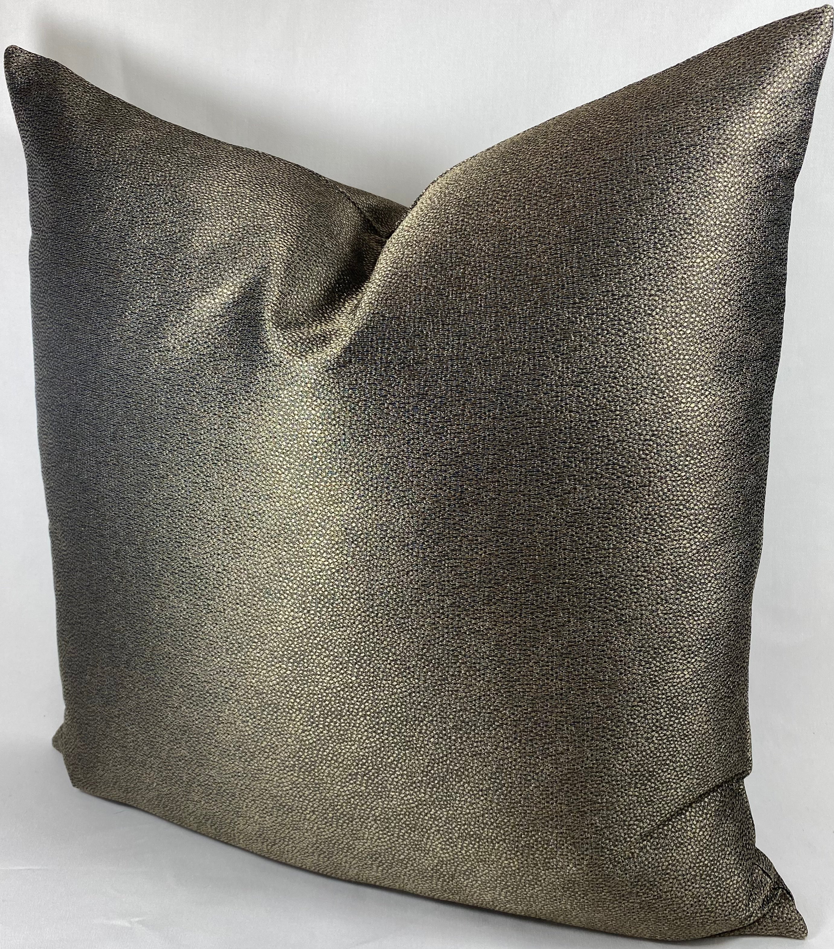 Luxury Pillow – 24" × 24" – Golden Hide