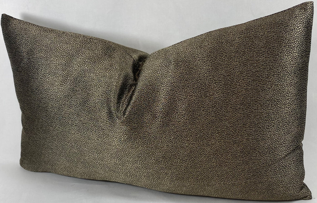 Luxury Lumbar Pillow - 24" x 14"- Golden Hide