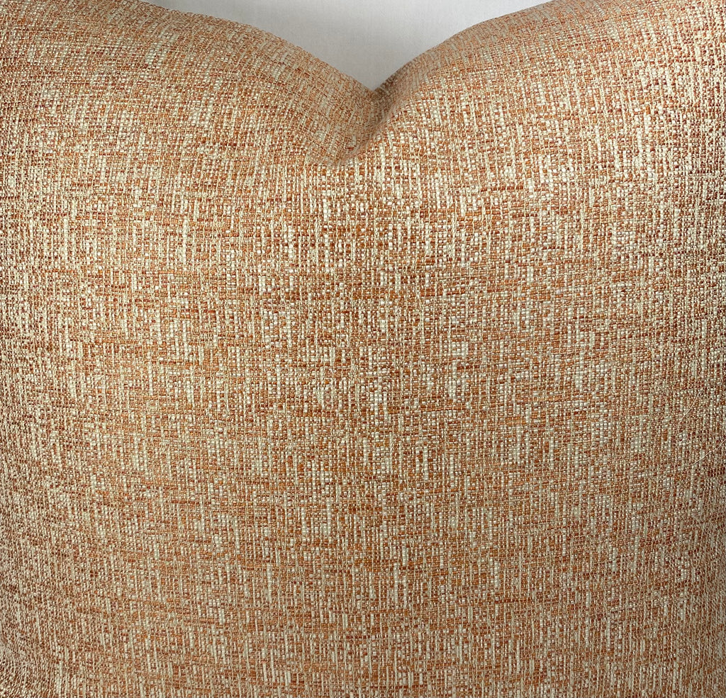 Luxury Pillow – 24" × 24" – Orange Zest