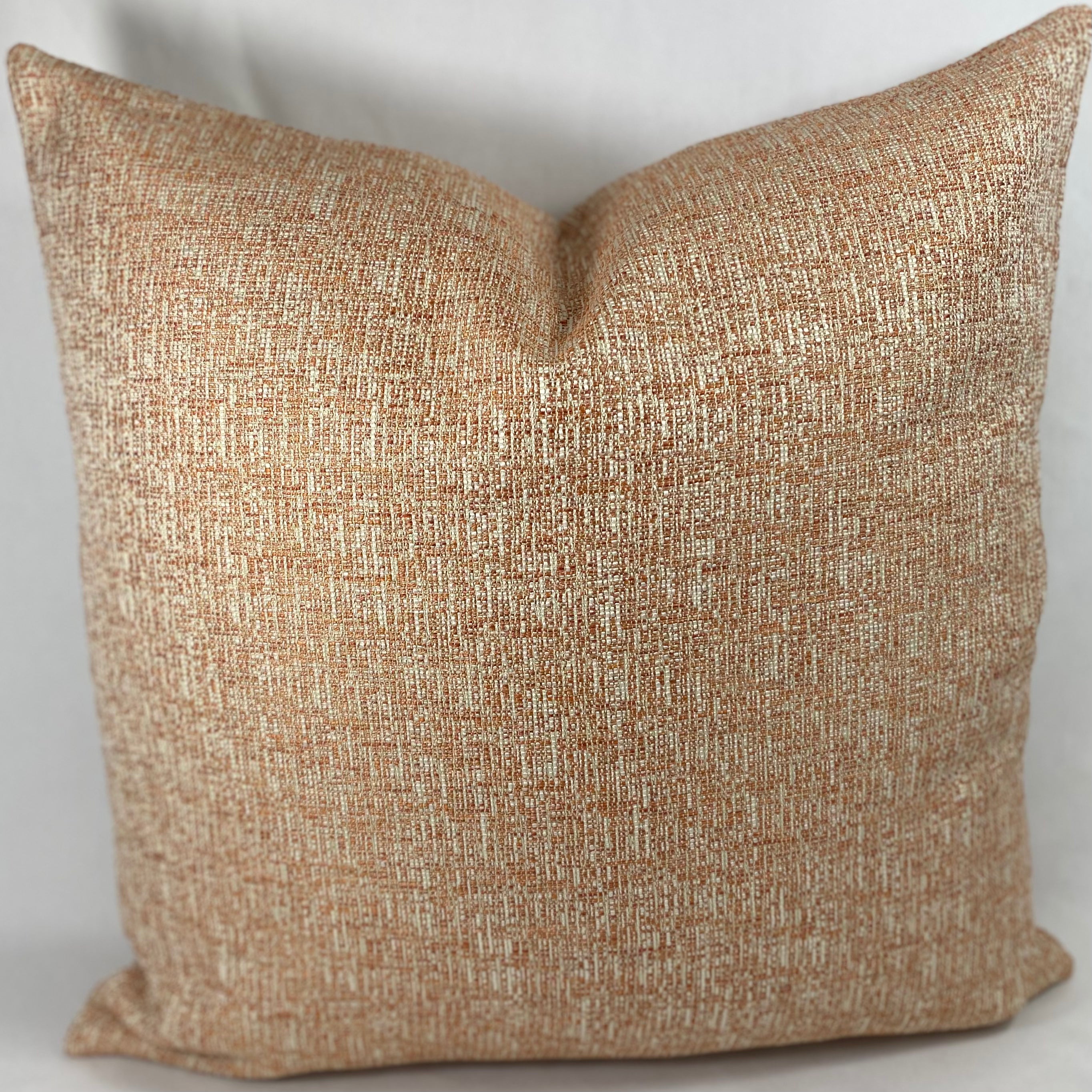 Luxury Pillow – 24" × 24" – Orange Zest