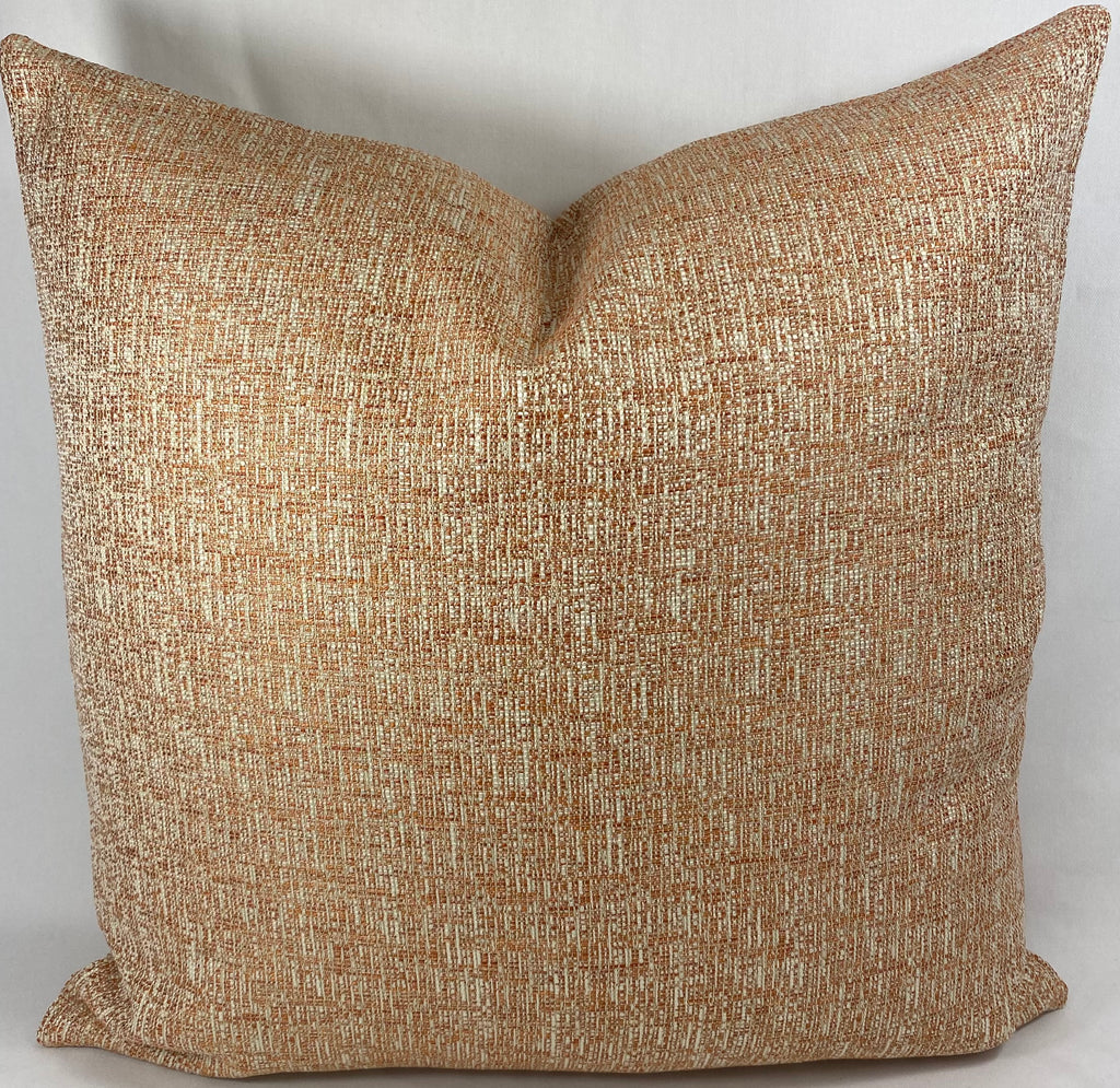 Luxury Pillow – 24" × 24" – Orange Zest