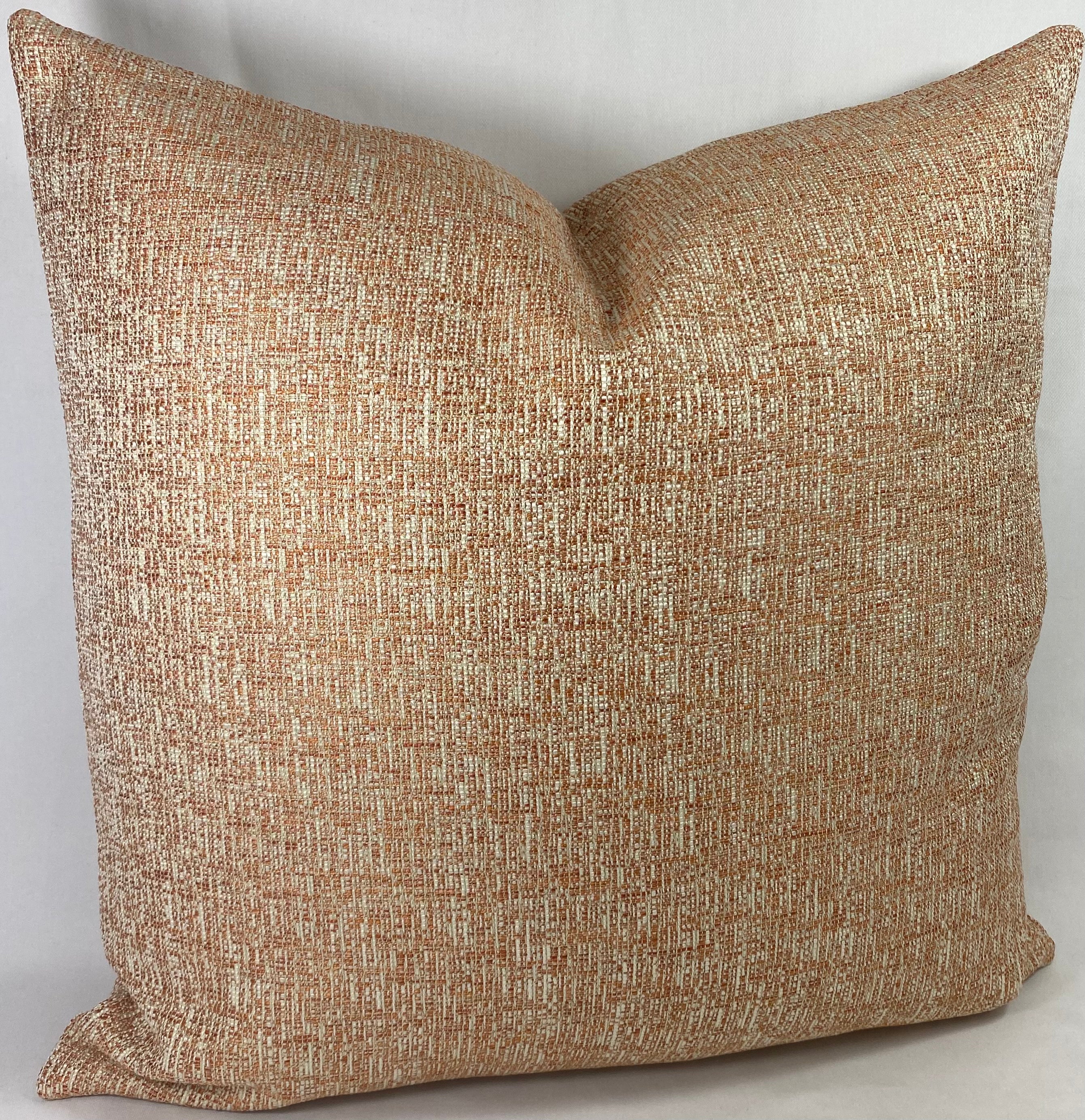 Luxury Pillow – 24" × 24" – Orange Zest